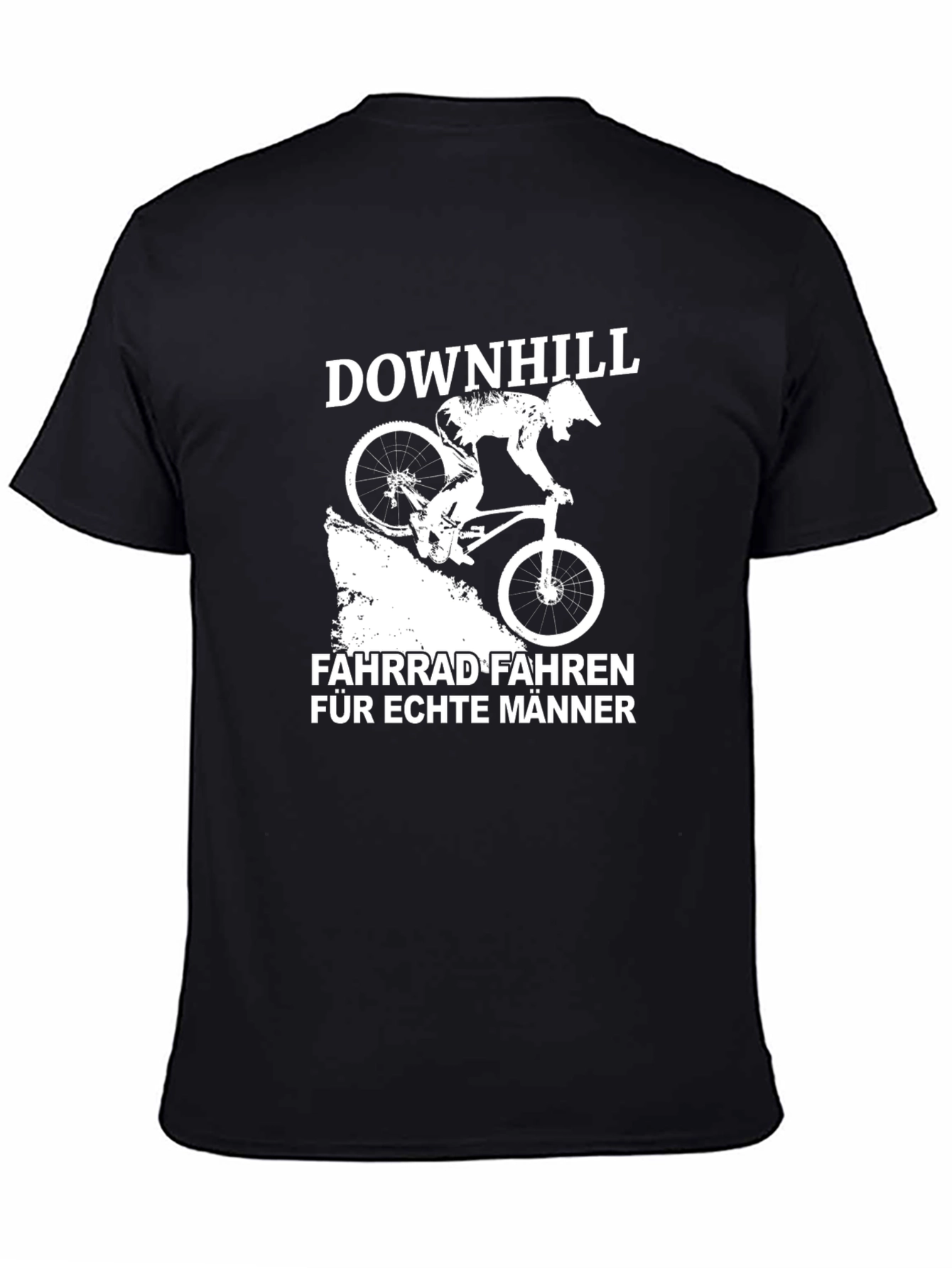Downhill Biking T-Shirt - Fahrard Fahren Für Echte Männer