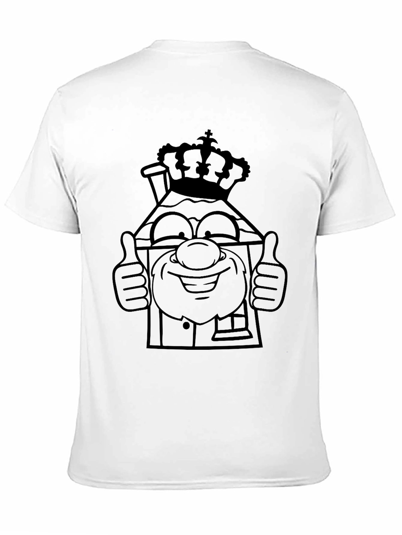 Crown House T-Shirt - Black Graphic Tee