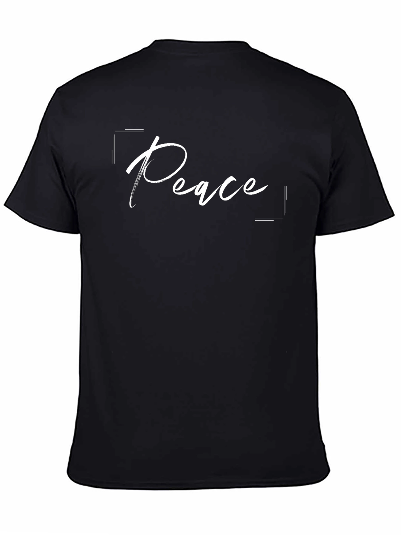 Peace Graphic T-Shirt - Stylish Black Tee