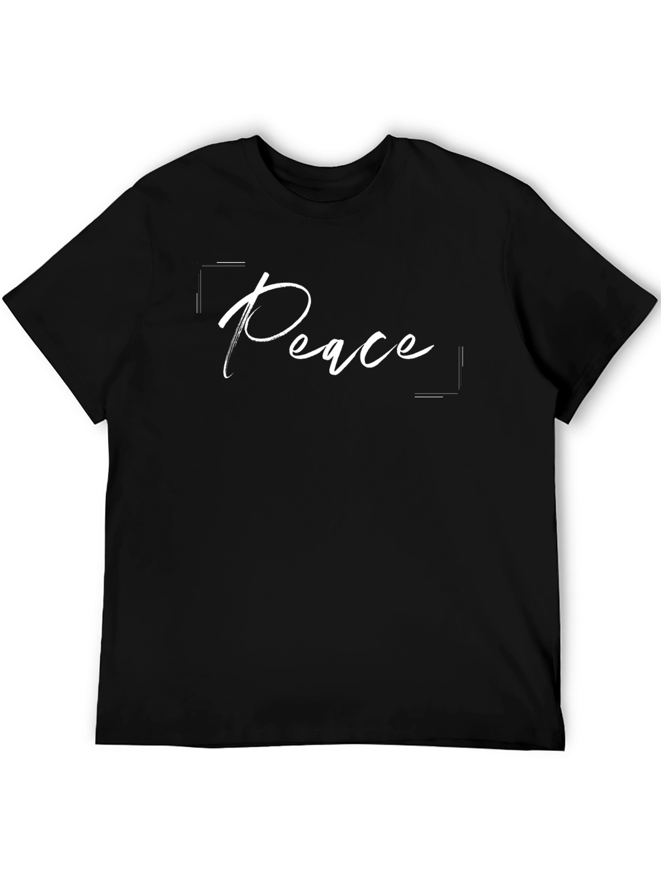 Peace Graphic T-Shirt - Stylish Black Tee