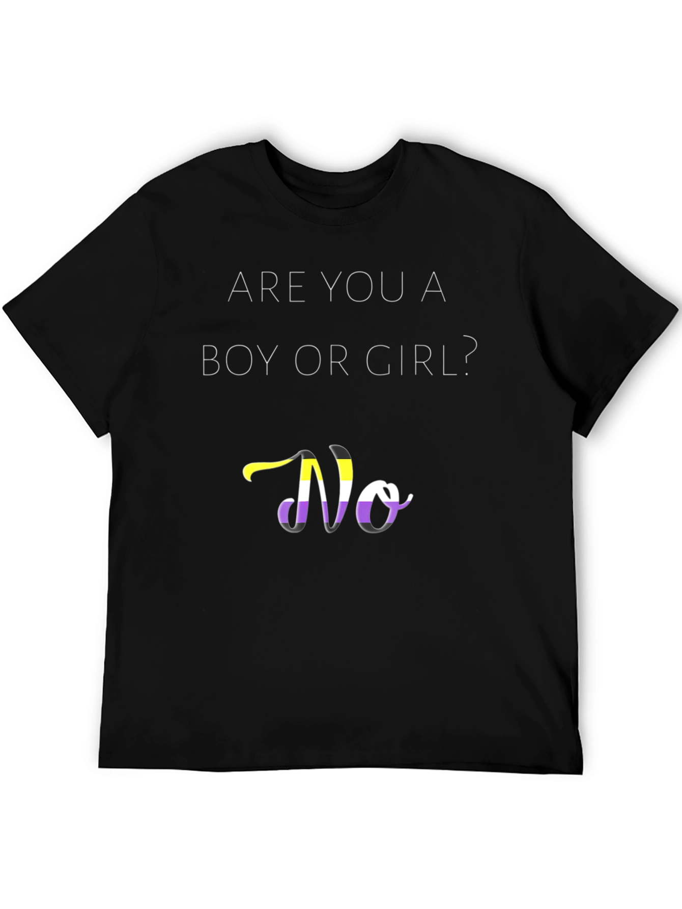 Are You a Boy or Girl? No T-Shirt