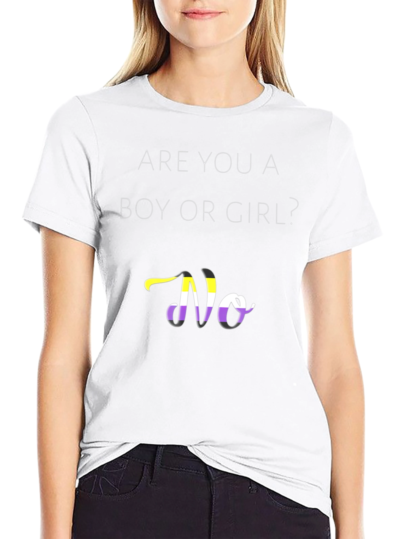 Are You a Boy or Girl? No T-Shirt