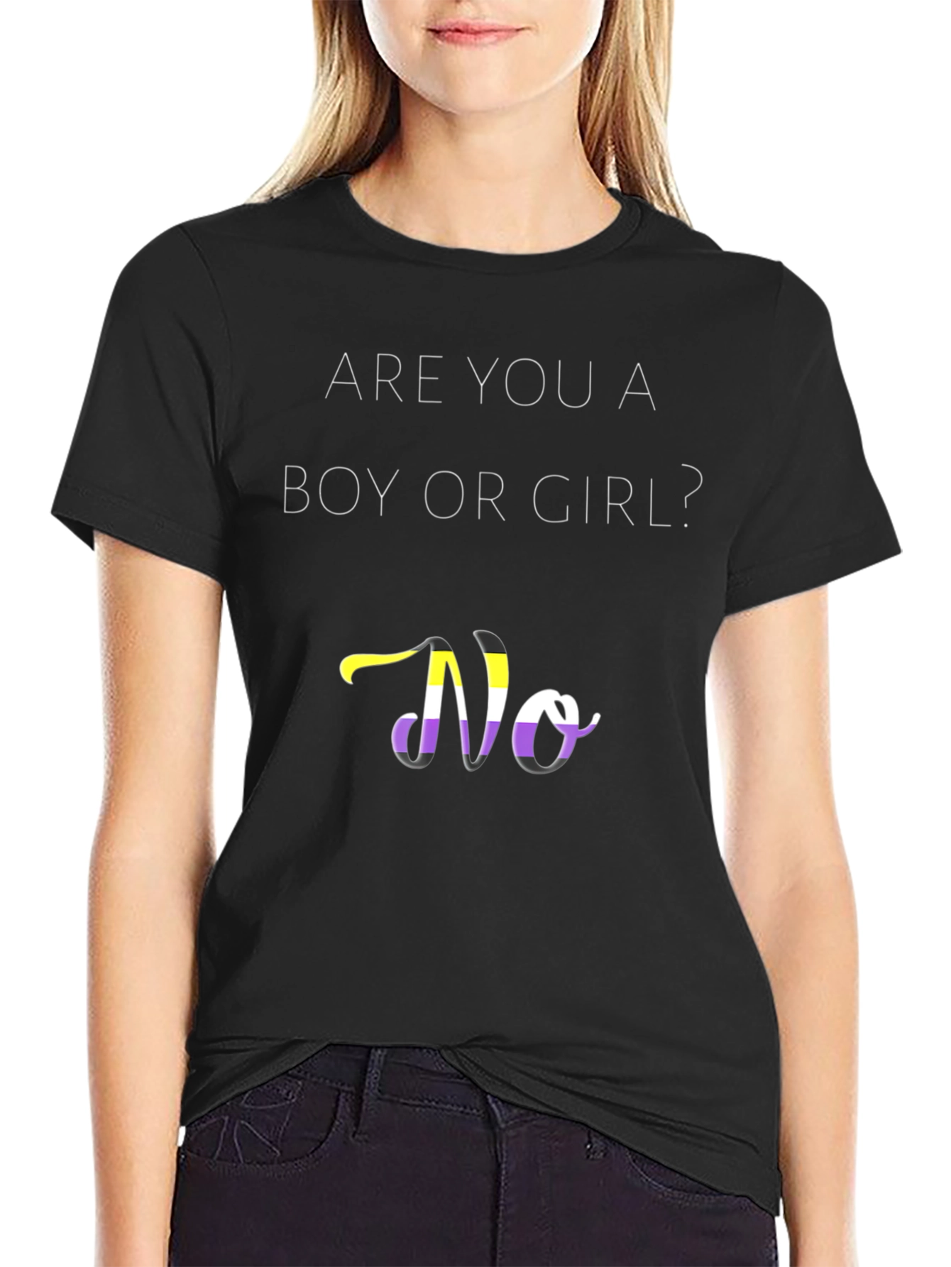 Are You a Boy or Girl? No T-Shirt