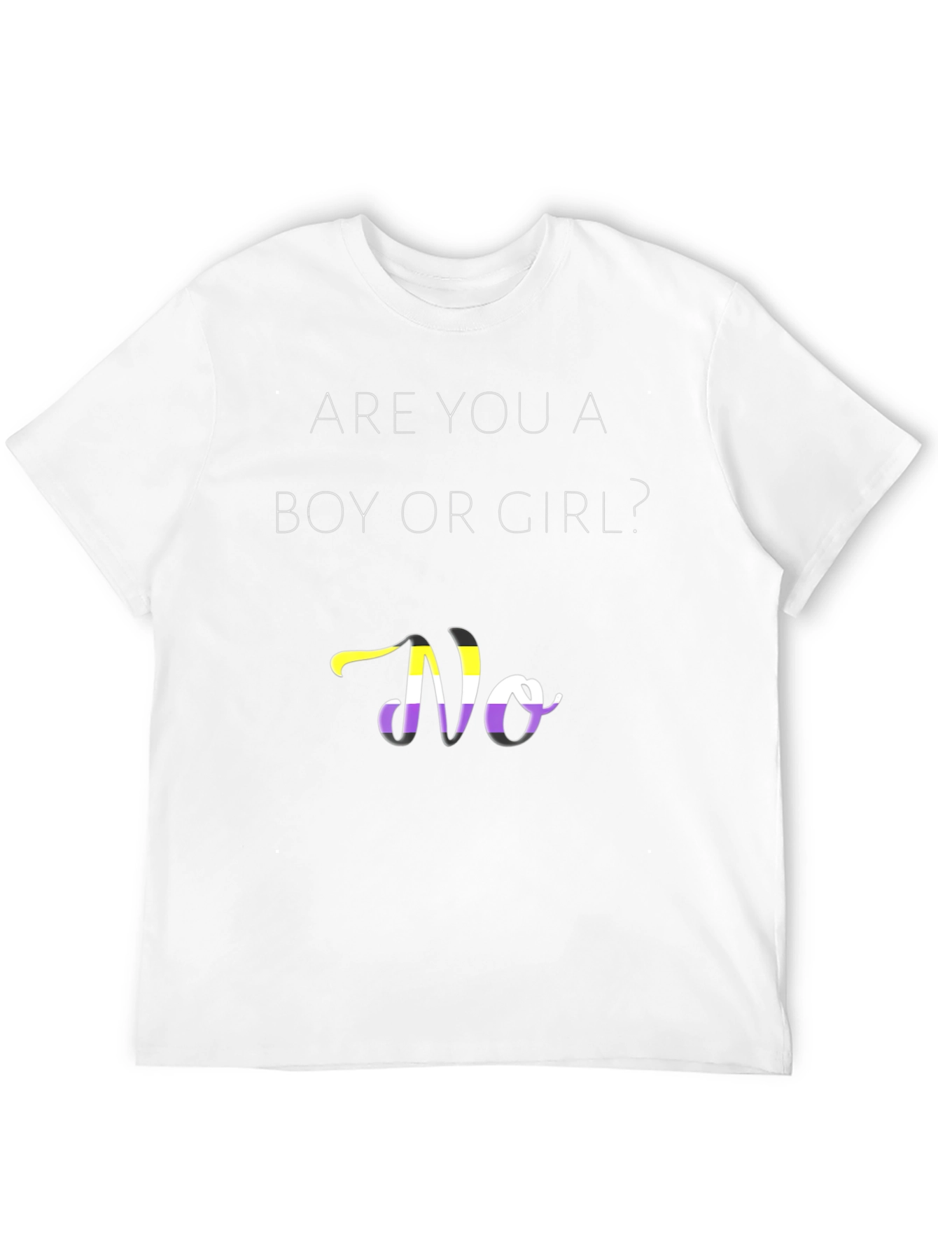 Are You a Boy or Girl? No T-Shirt