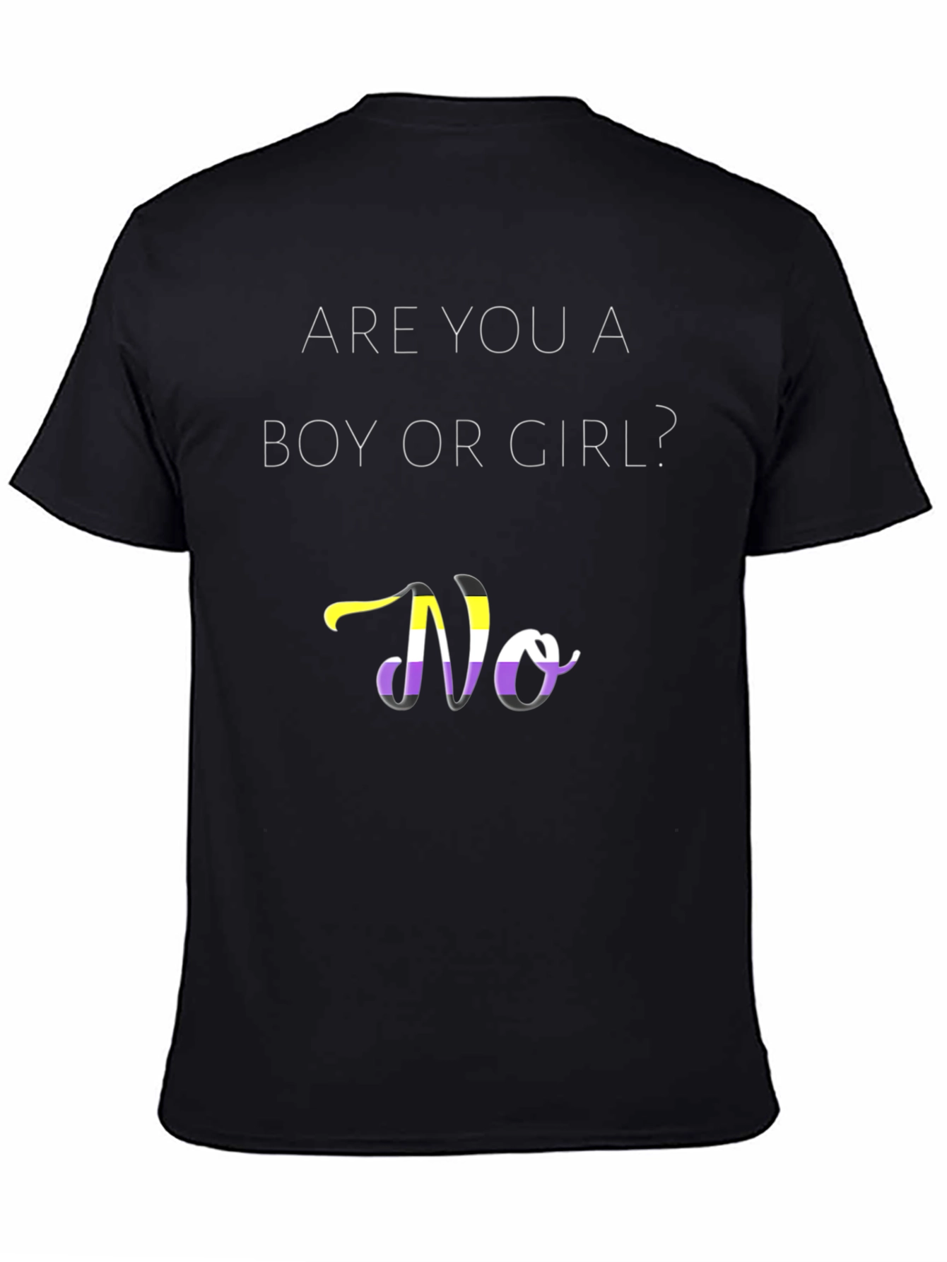 Are You a Boy or Girl? No T-Shirt