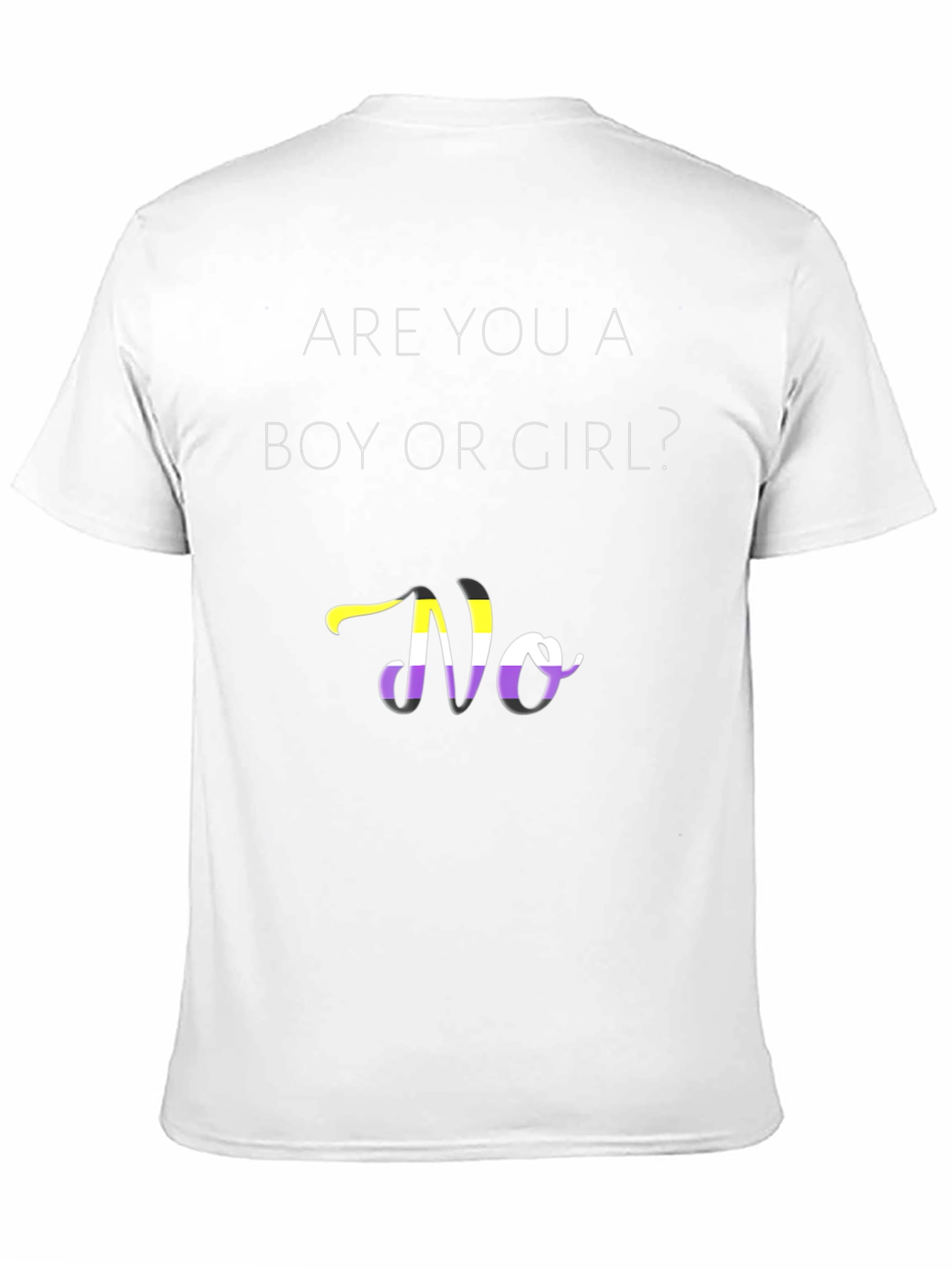 Are You a Boy or Girl? No T-Shirt