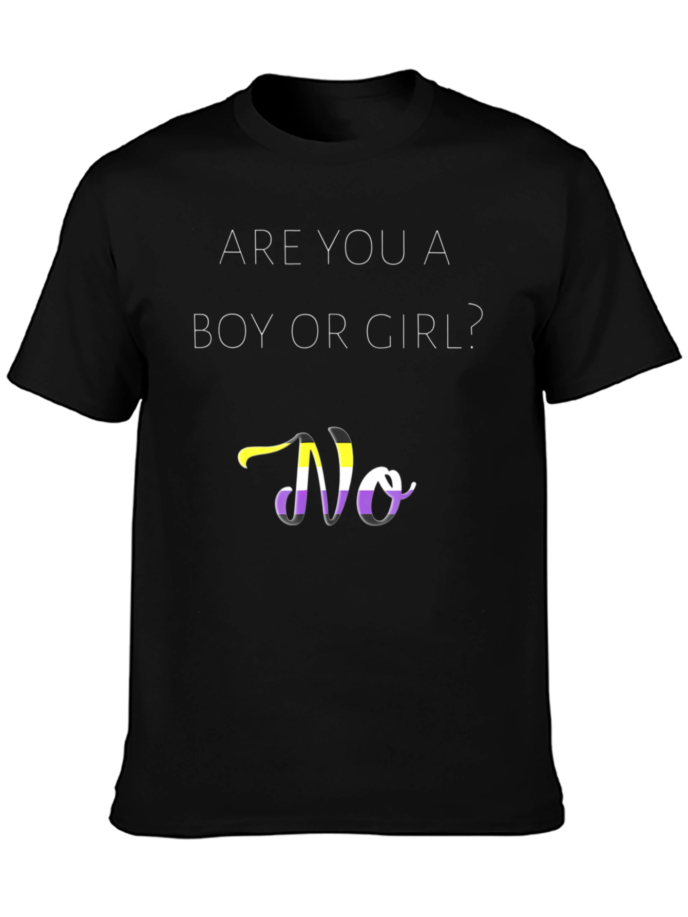 Are You a Boy or Girl? No T-Shirt