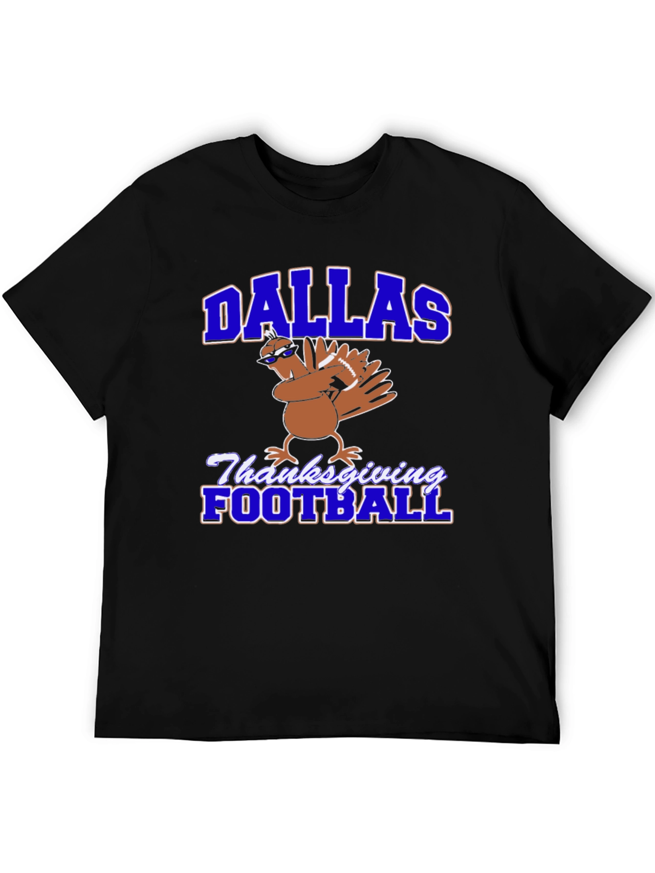 Dallas Thanksgiving Football Graphic T-Shirt