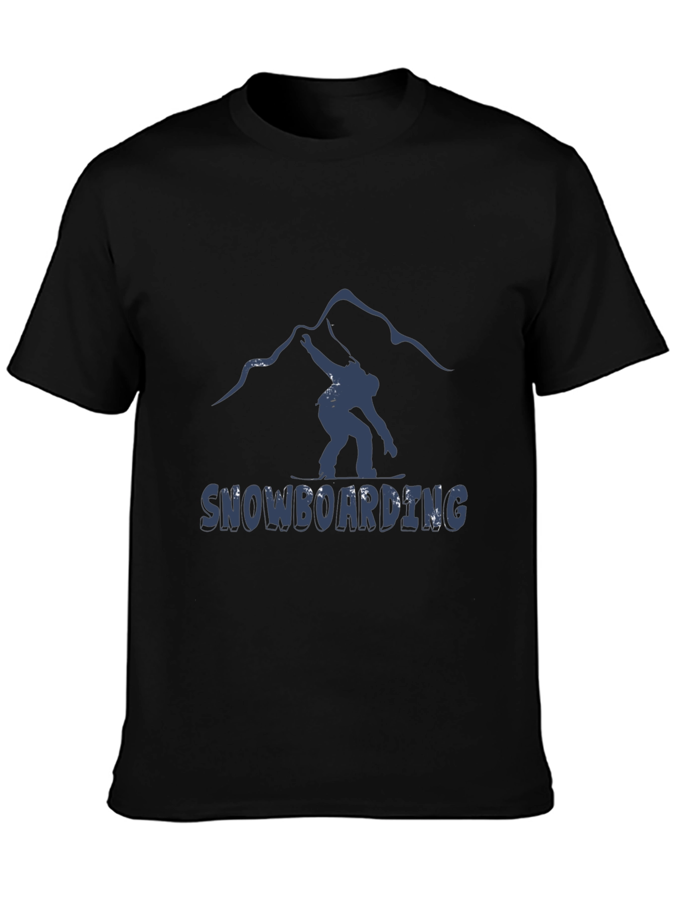Snowboarding Graphic T-Shirt - Mountain Design