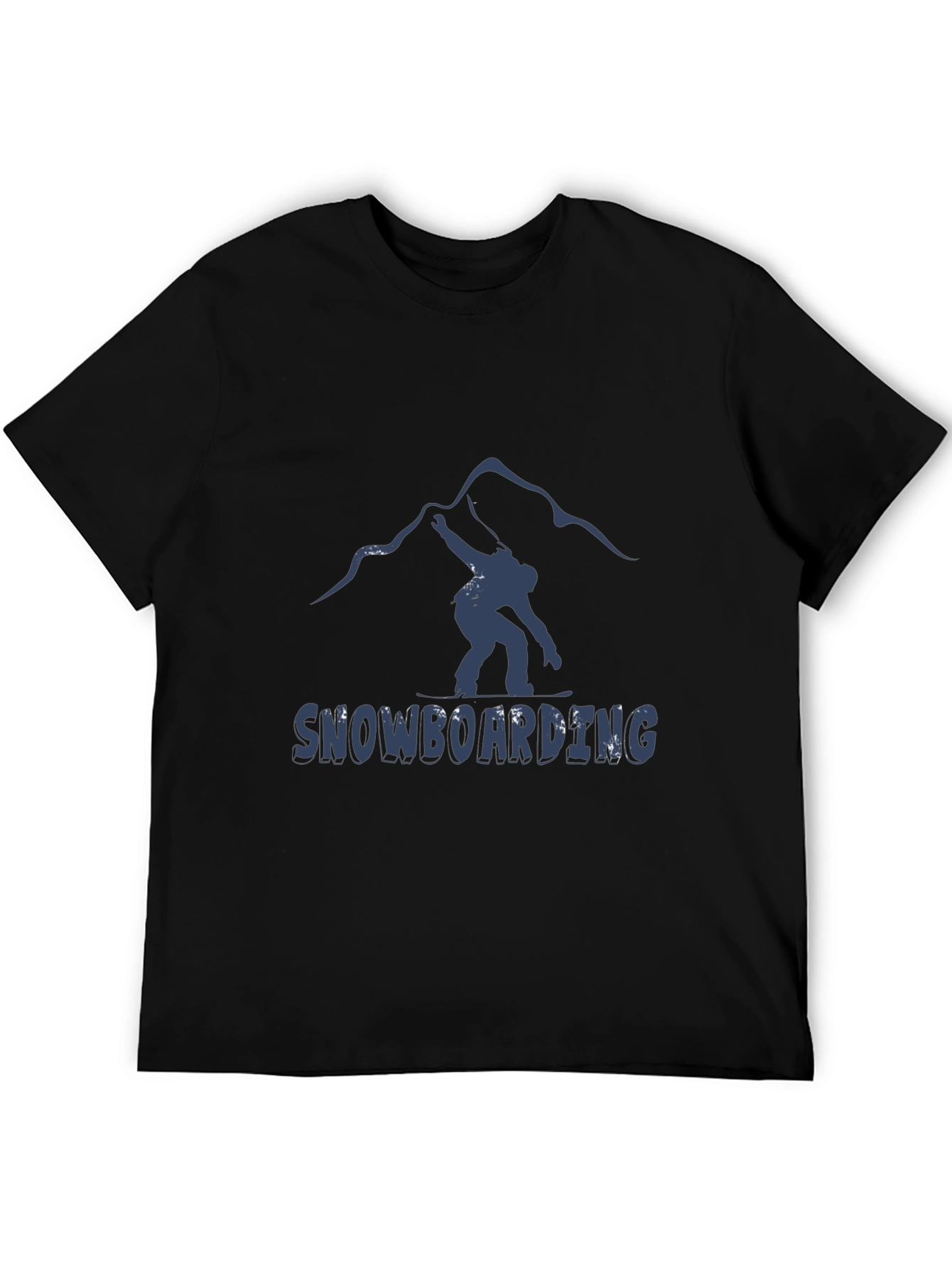 Snowboarding Graphic T-Shirt - Mountain Design