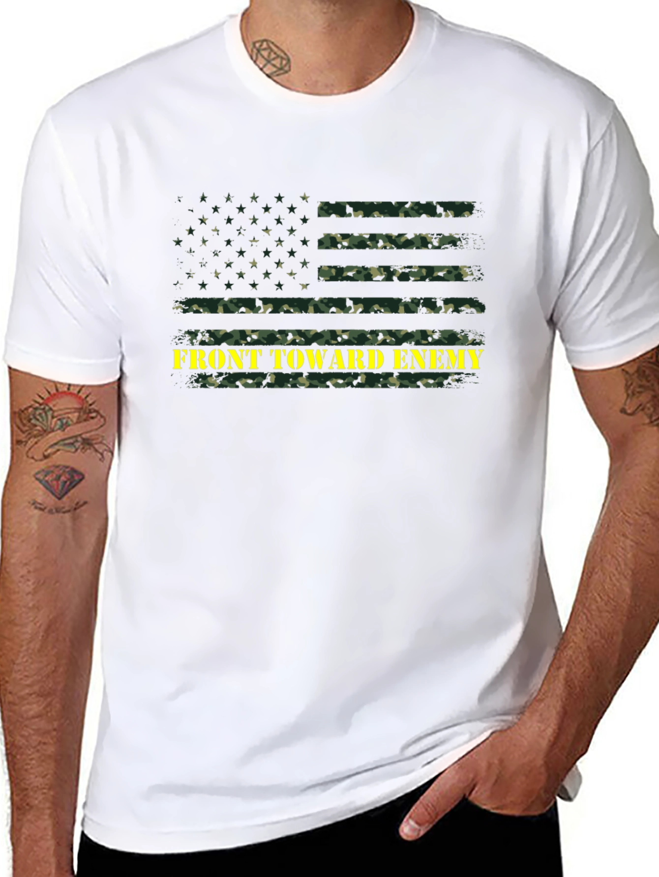Front Toward Enemy Graphic Tee