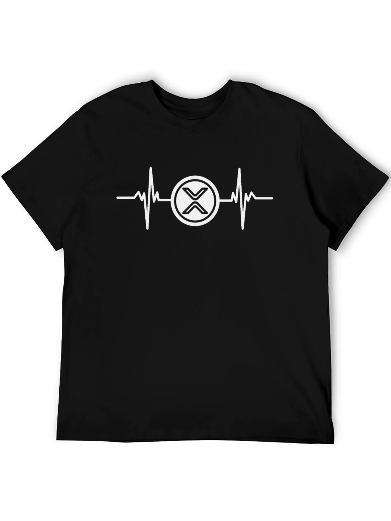 Heartbeat Ripple XRP T-Shirt - Crypto Tee