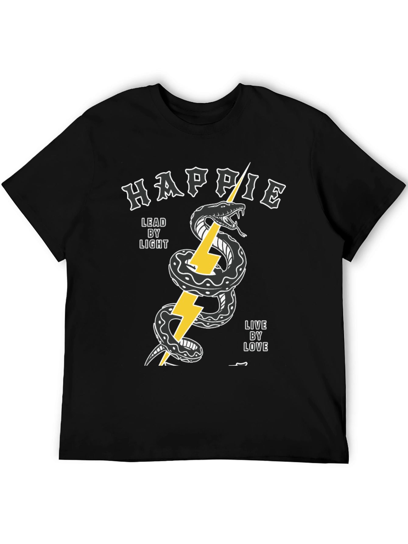 Happie Snake Bolt Graphic Tee