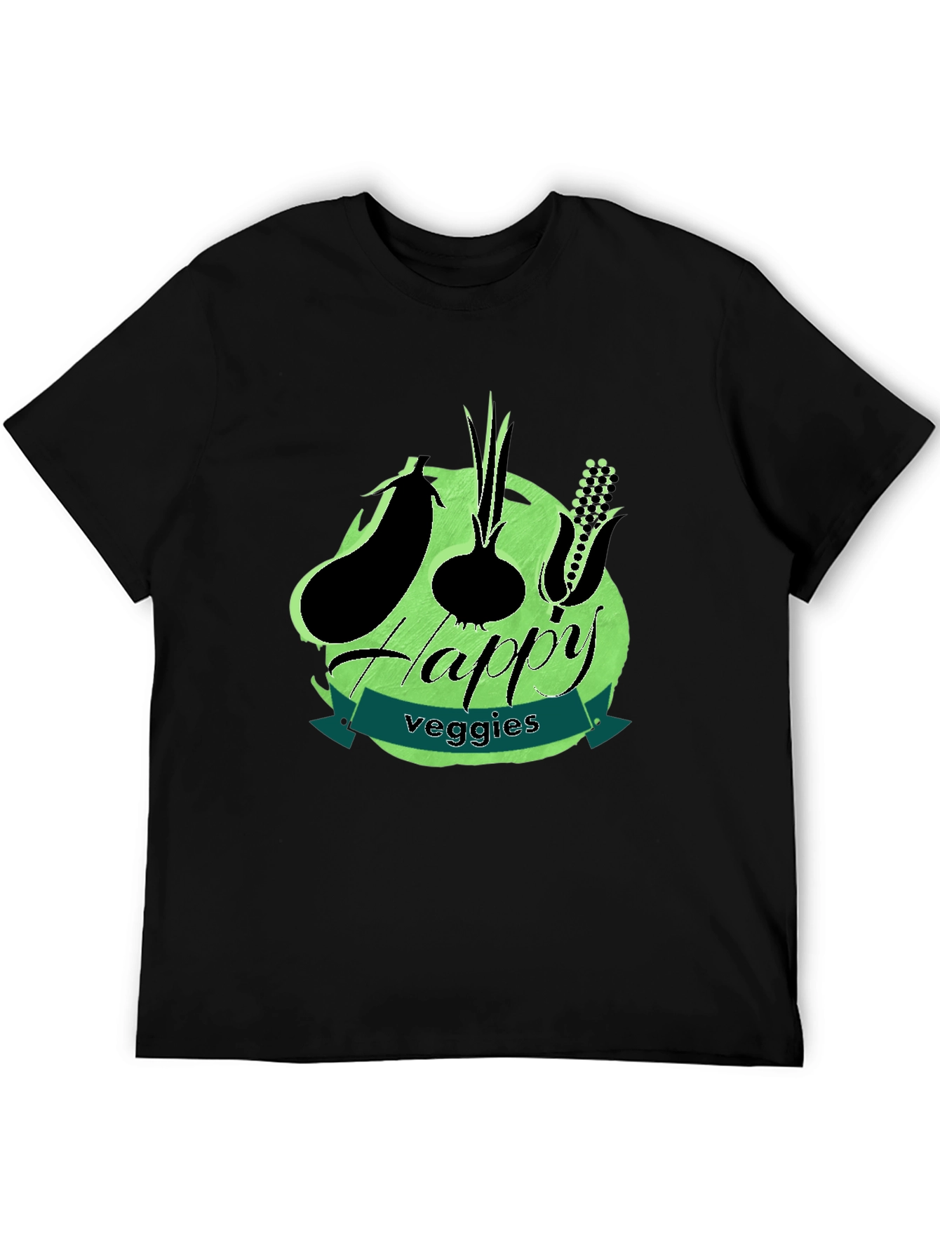 Happy Veggies T-Shirt - Vegetarian Graphic Tee