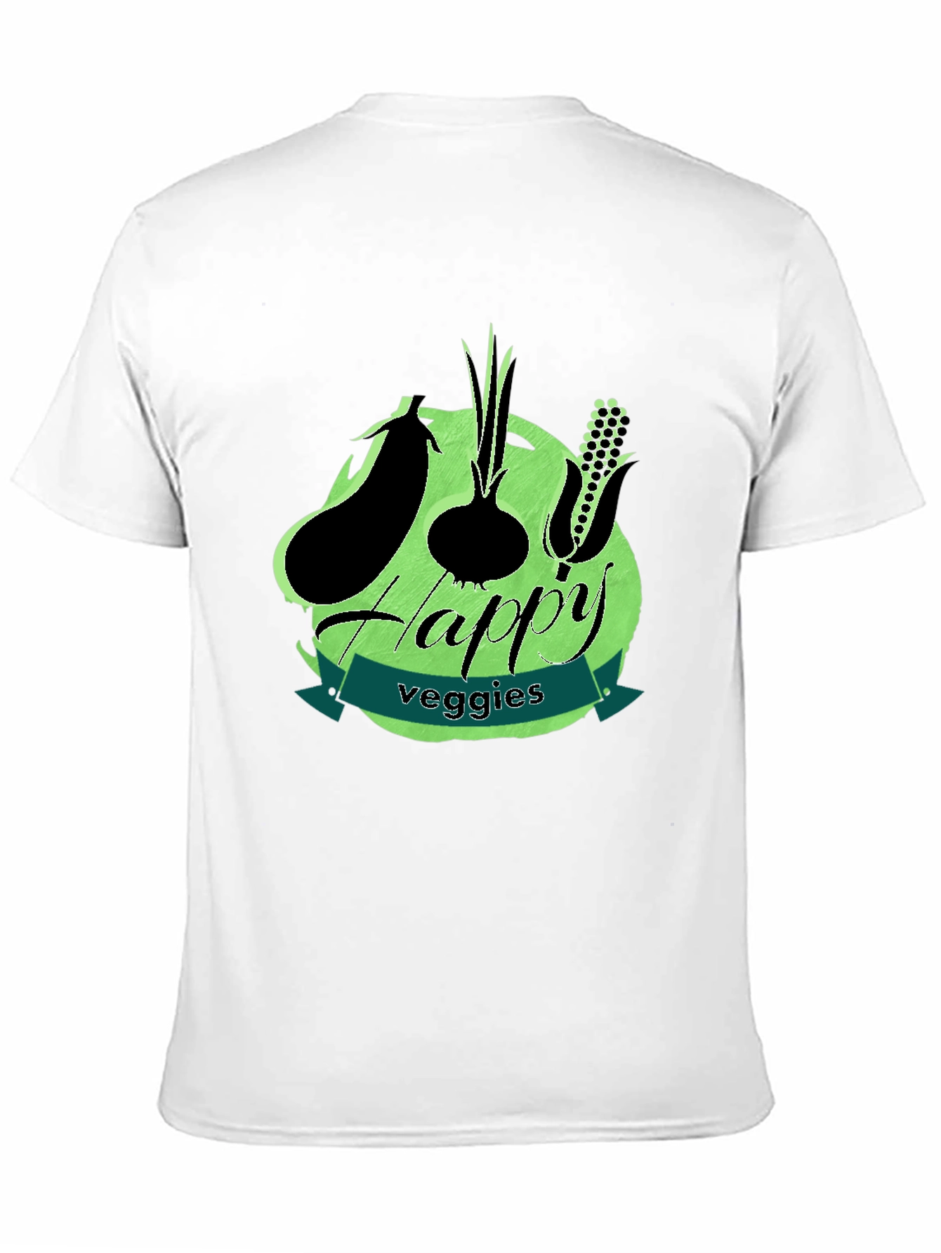 Happy Veggies T-Shirt - Vegetarian Graphic Tee