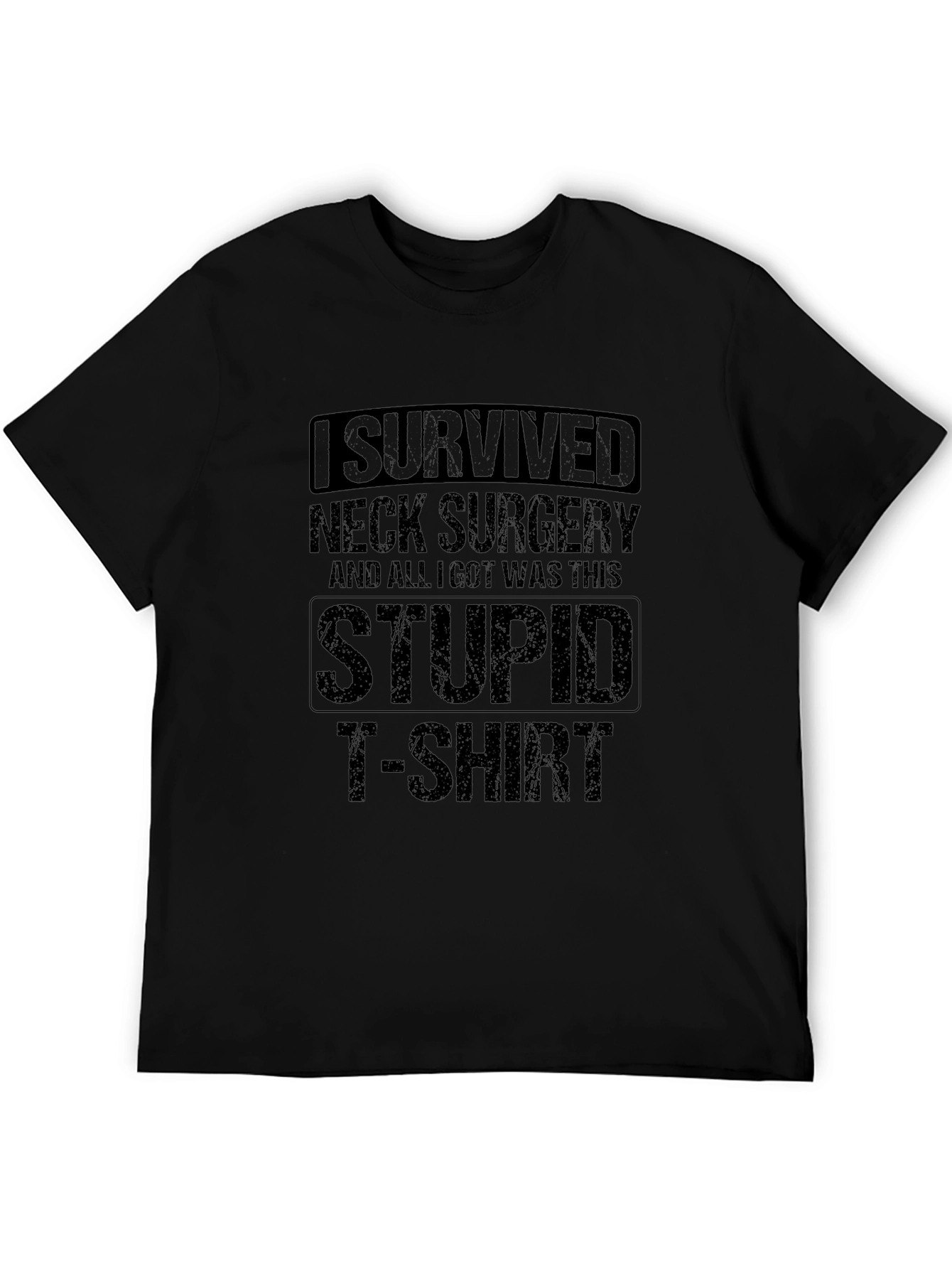 Neck Surgery Survivor T-Shirt Funny Recovery Gift