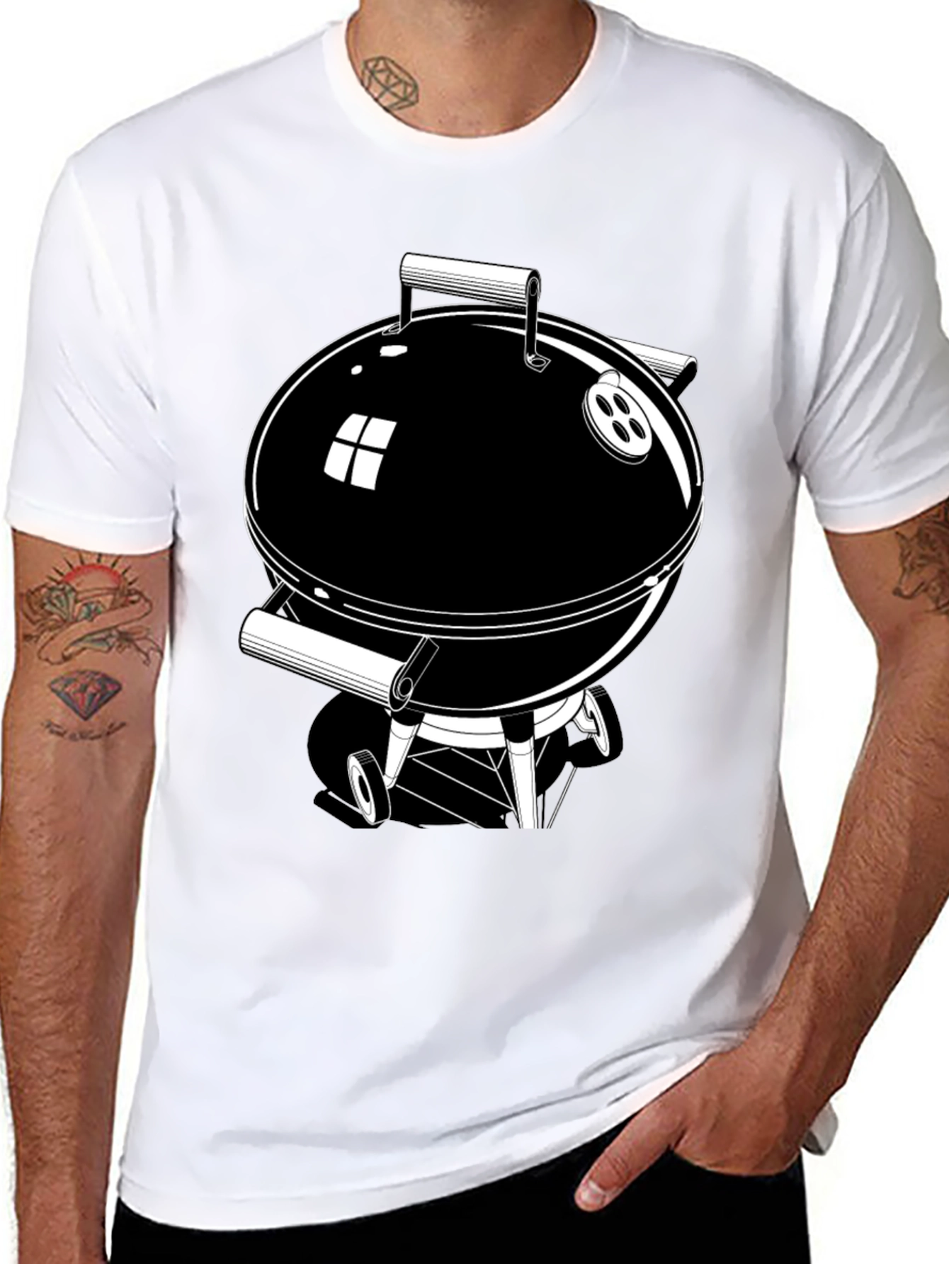 BBQ Grill Graphic T-Shirt