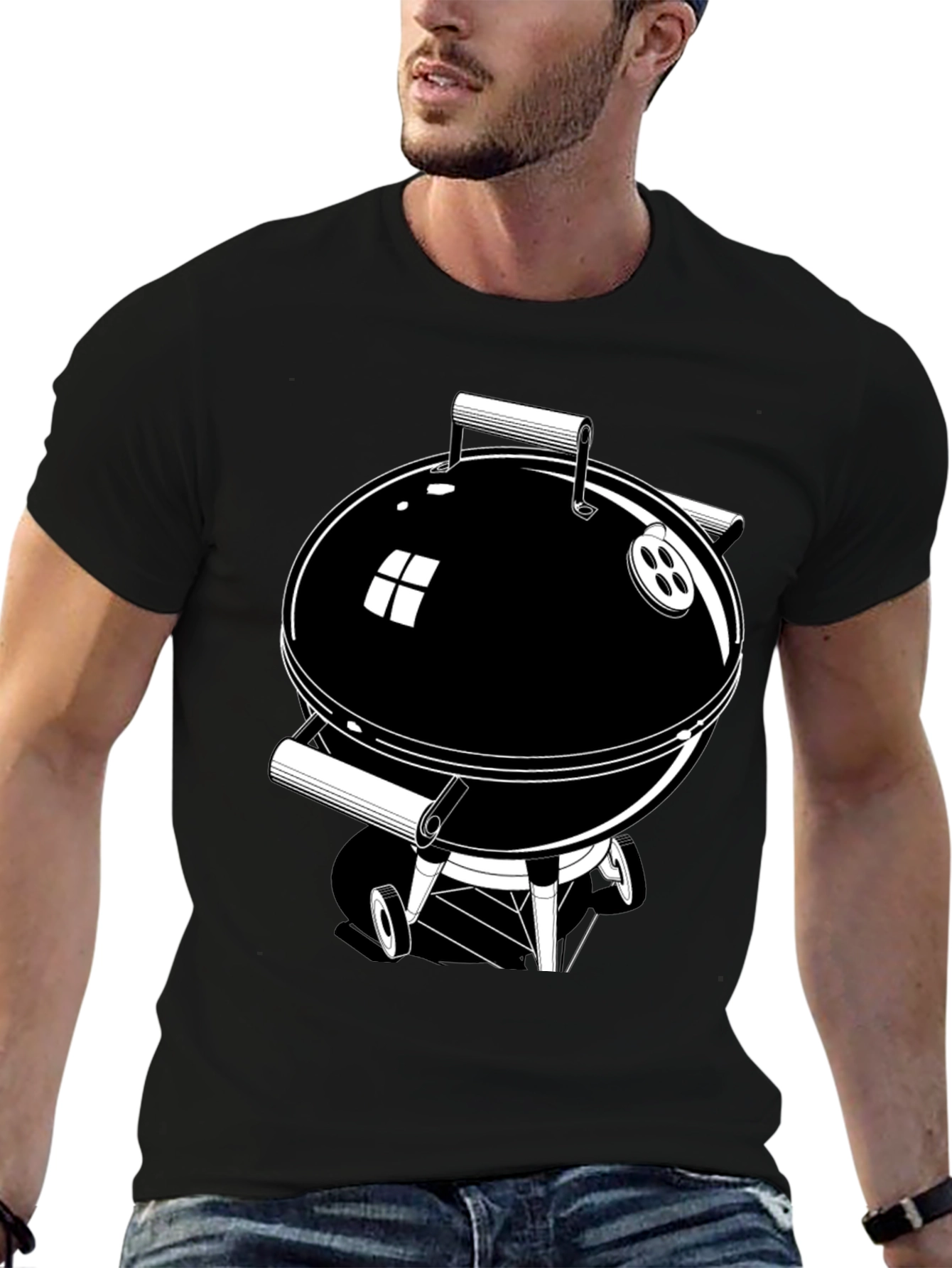 BBQ Grill Graphic T-Shirt