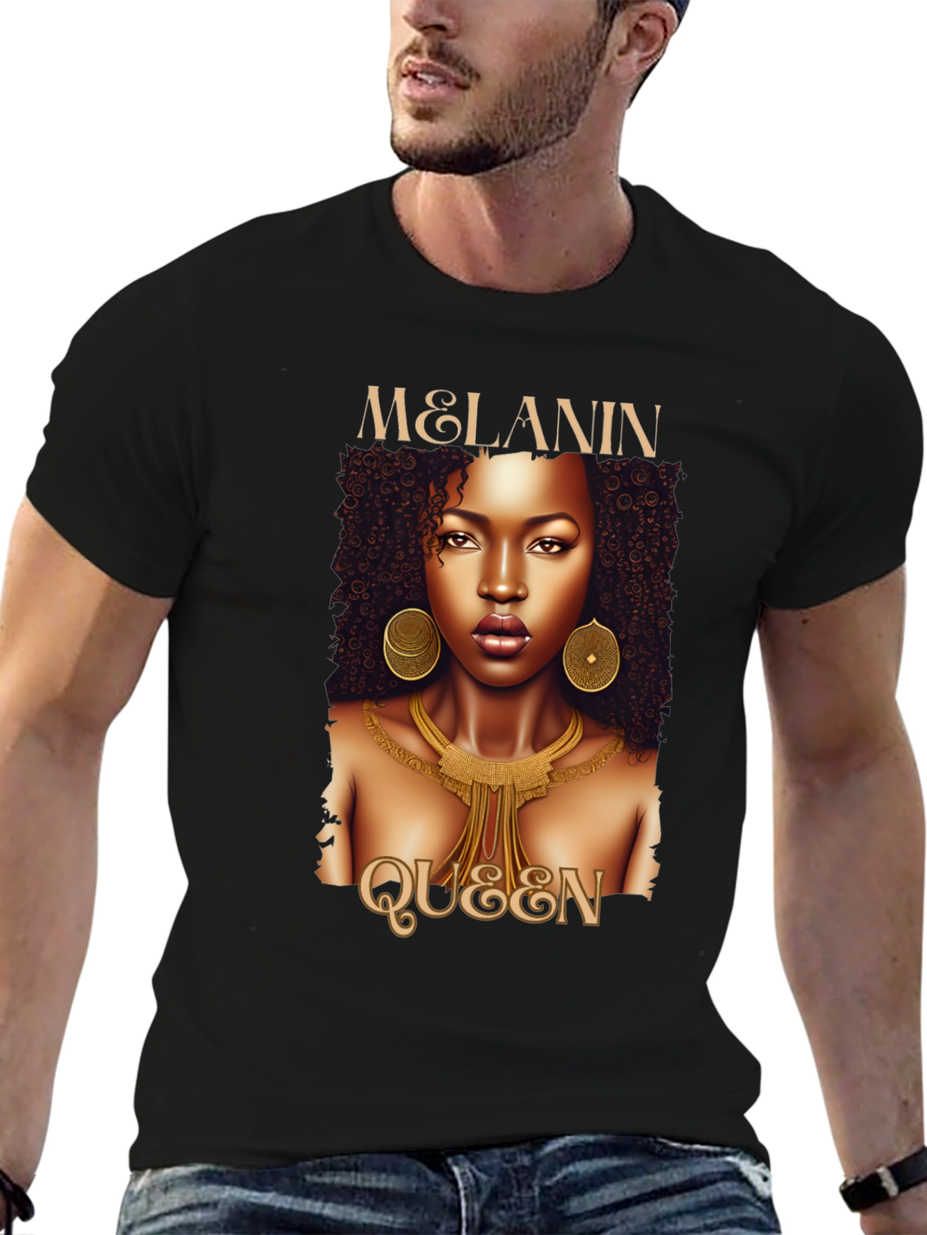 Melanin Queen Black T-Shirt