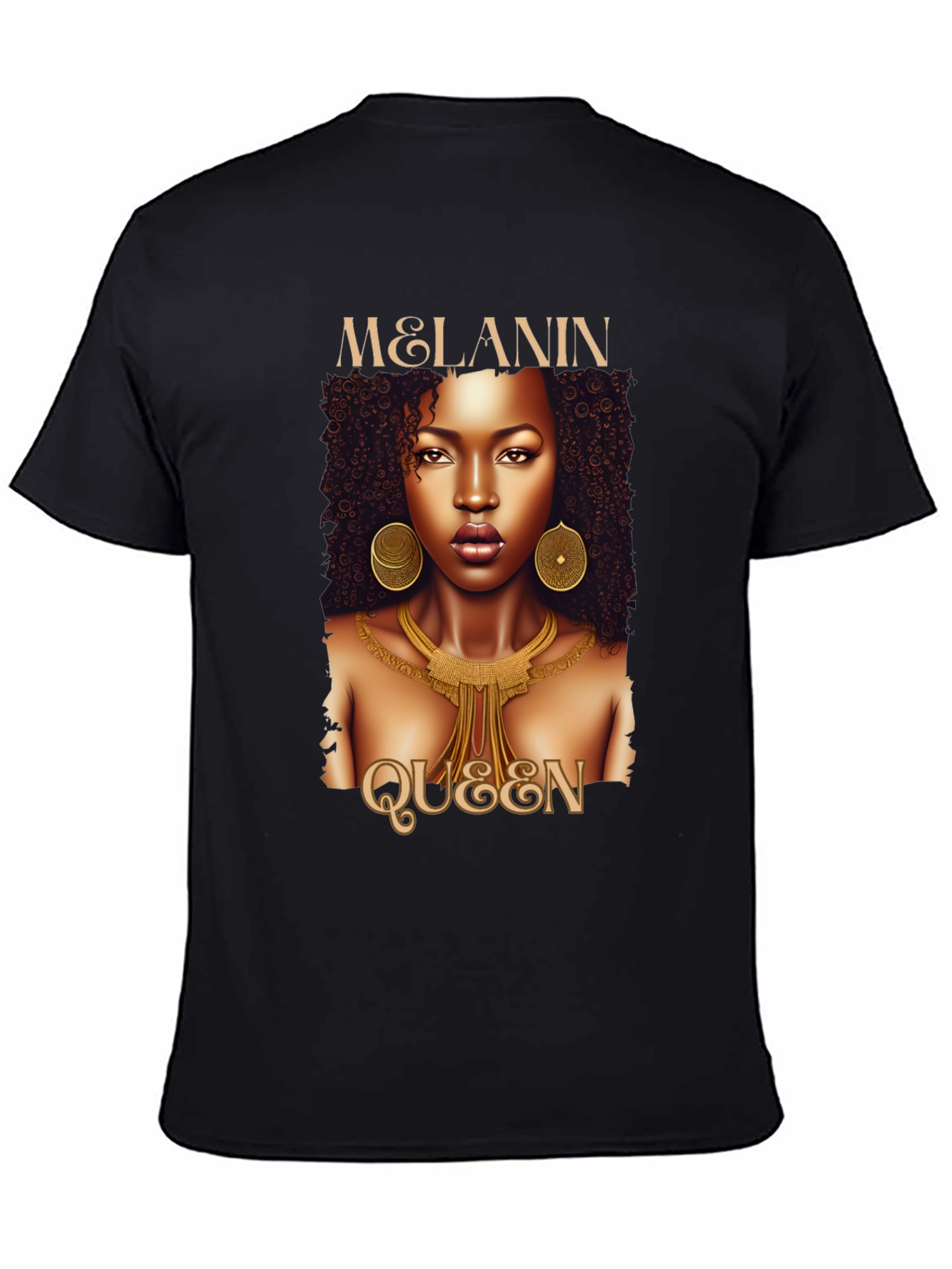 Melanin Queen Black T-Shirt