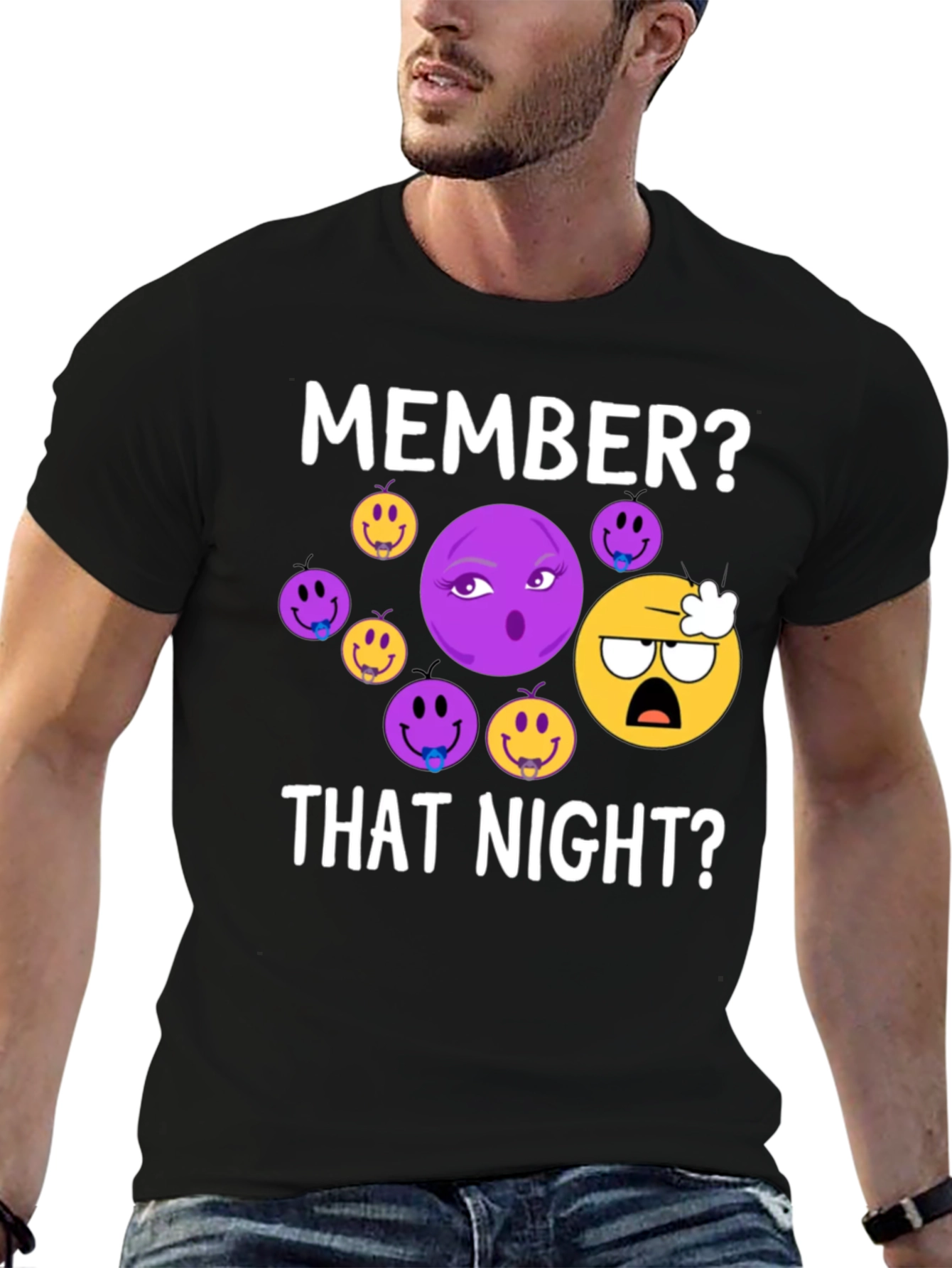 Member That Night? Emoji Graphic Tee