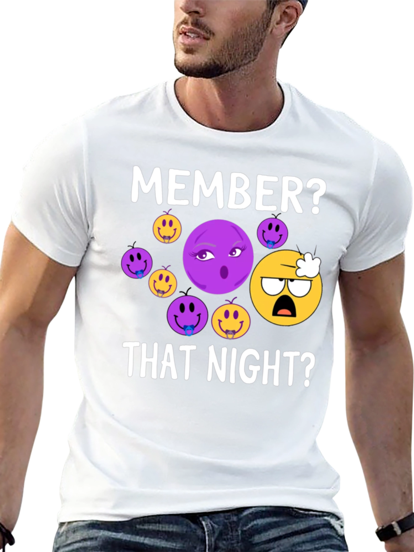 Member That Night? Emoji Graphic Tee