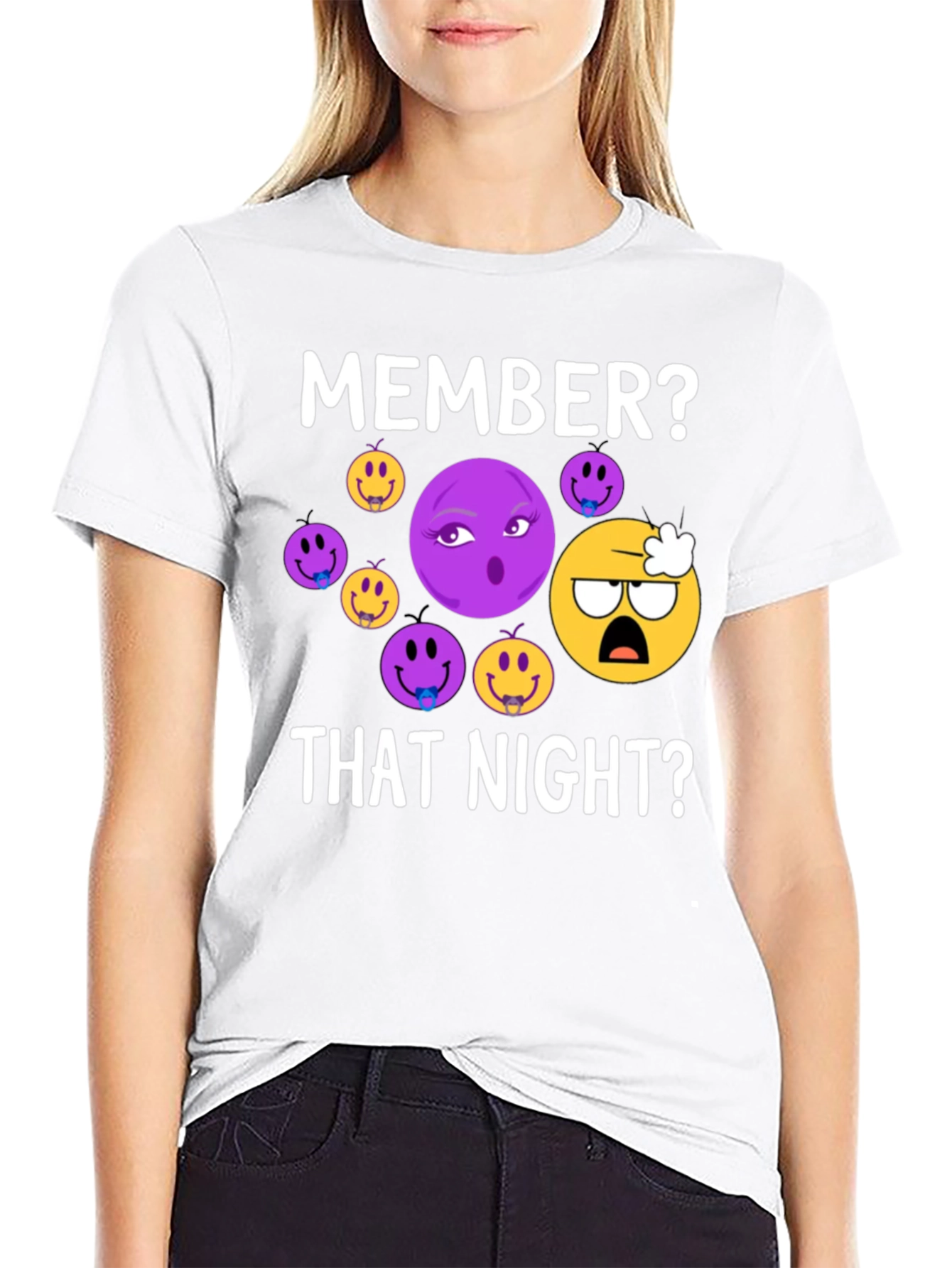 Member That Night? Emoji Graphic Tee