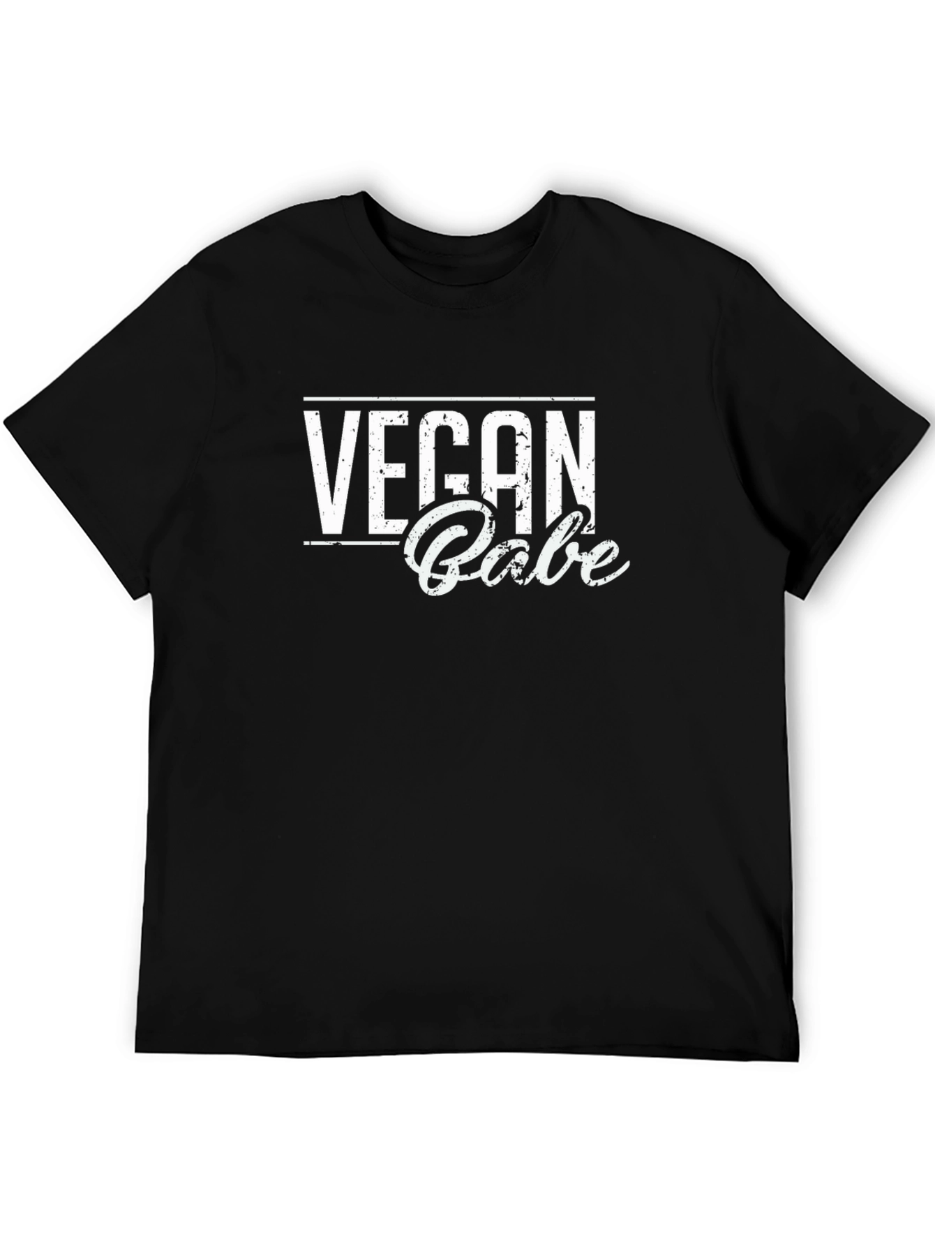 Vegan Babe Graphic T-Shirt - Black