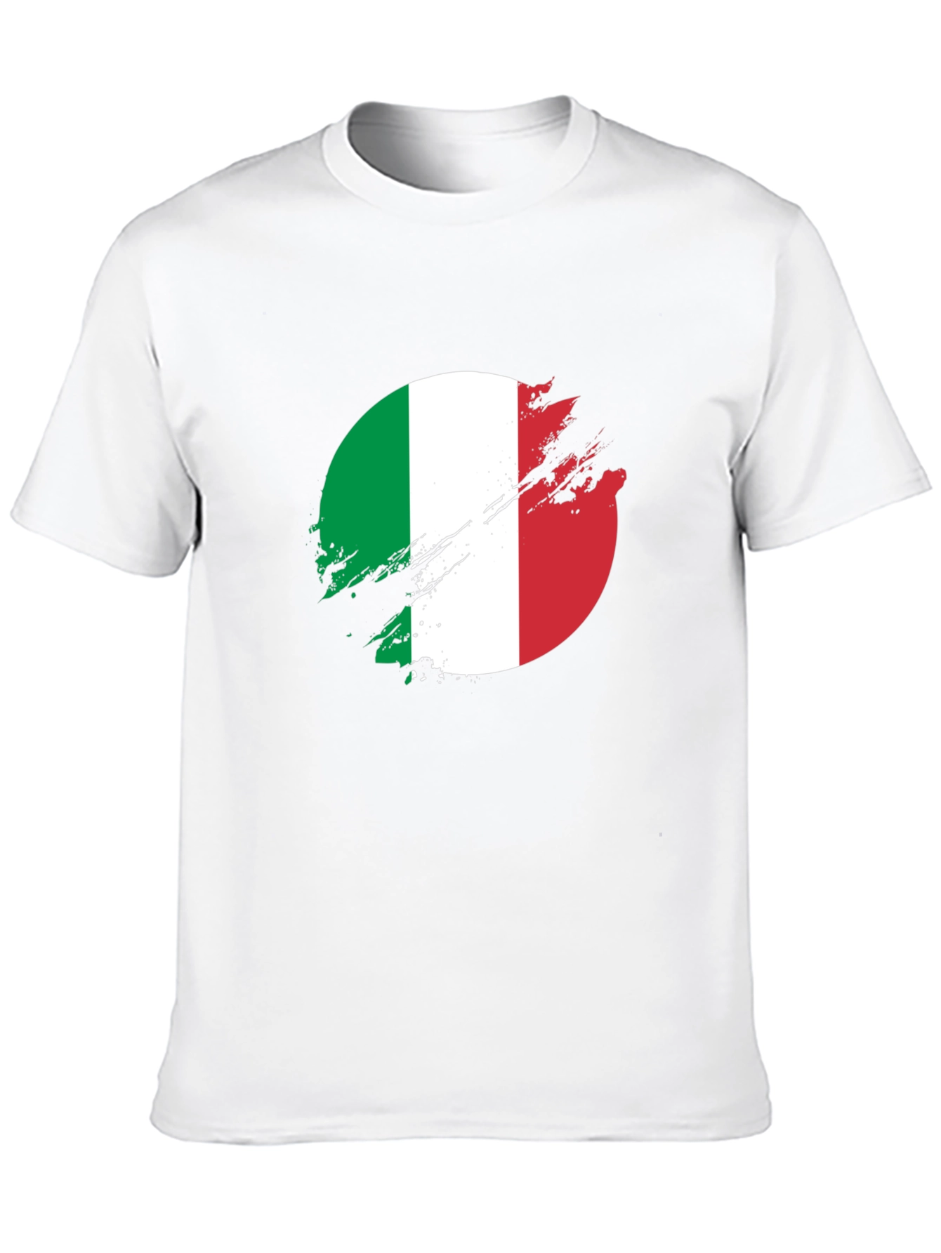 Italy Flag Graphic T-Shirt - Black