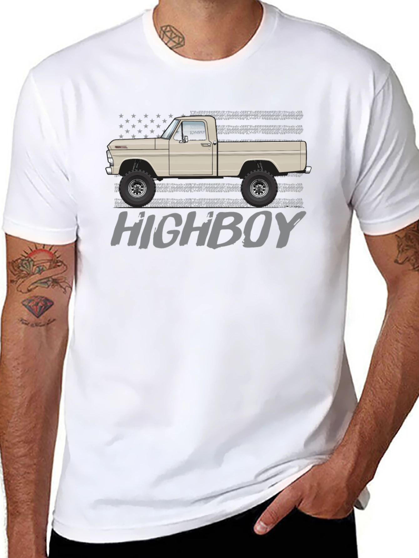 Highboy Truck Graphic Tee - Black
