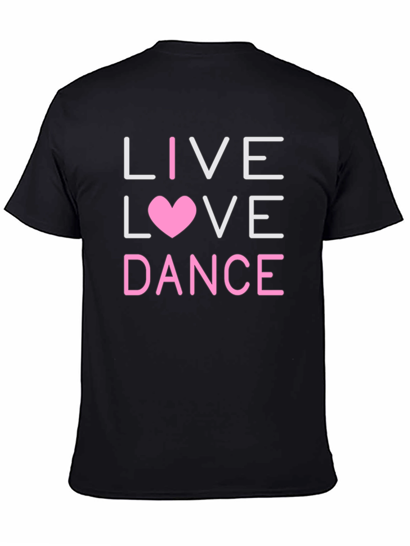 Live Love Dance Graphic Tee - Black
