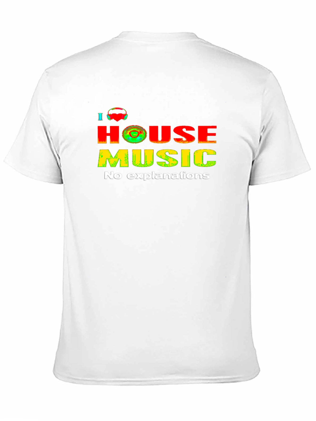 I Heart House Music Graphic Tee - No Explanations