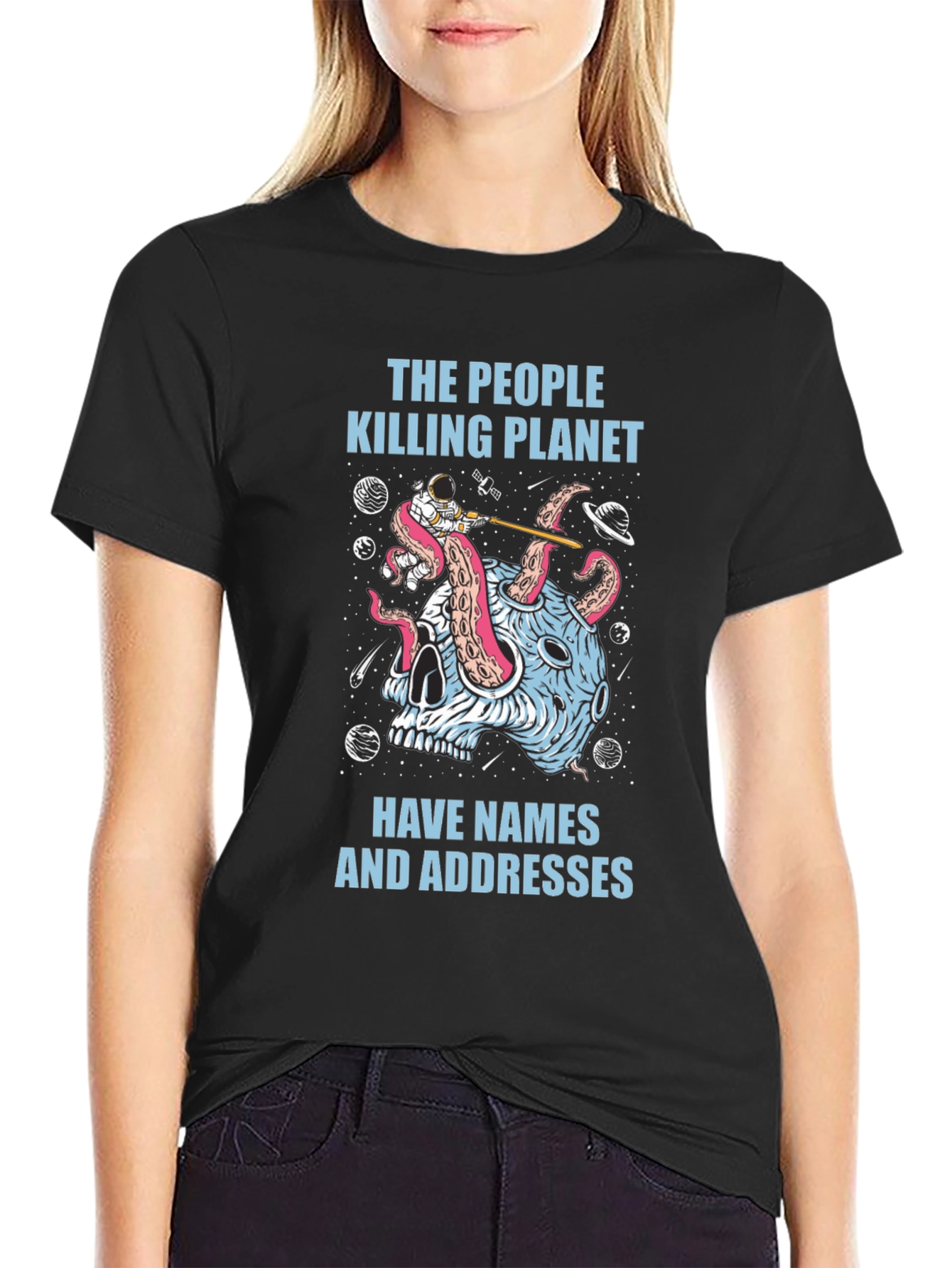 Planet Killer Graphic Tee - Earth Day Awareness
