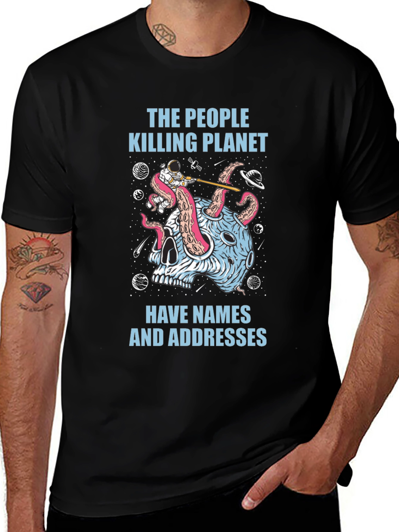 Planet Killer Graphic Tee - Earth Day Awareness