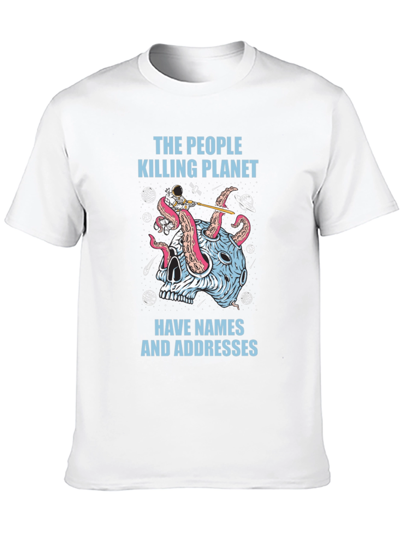 Planet Killer Graphic Tee - Earth Day Awareness