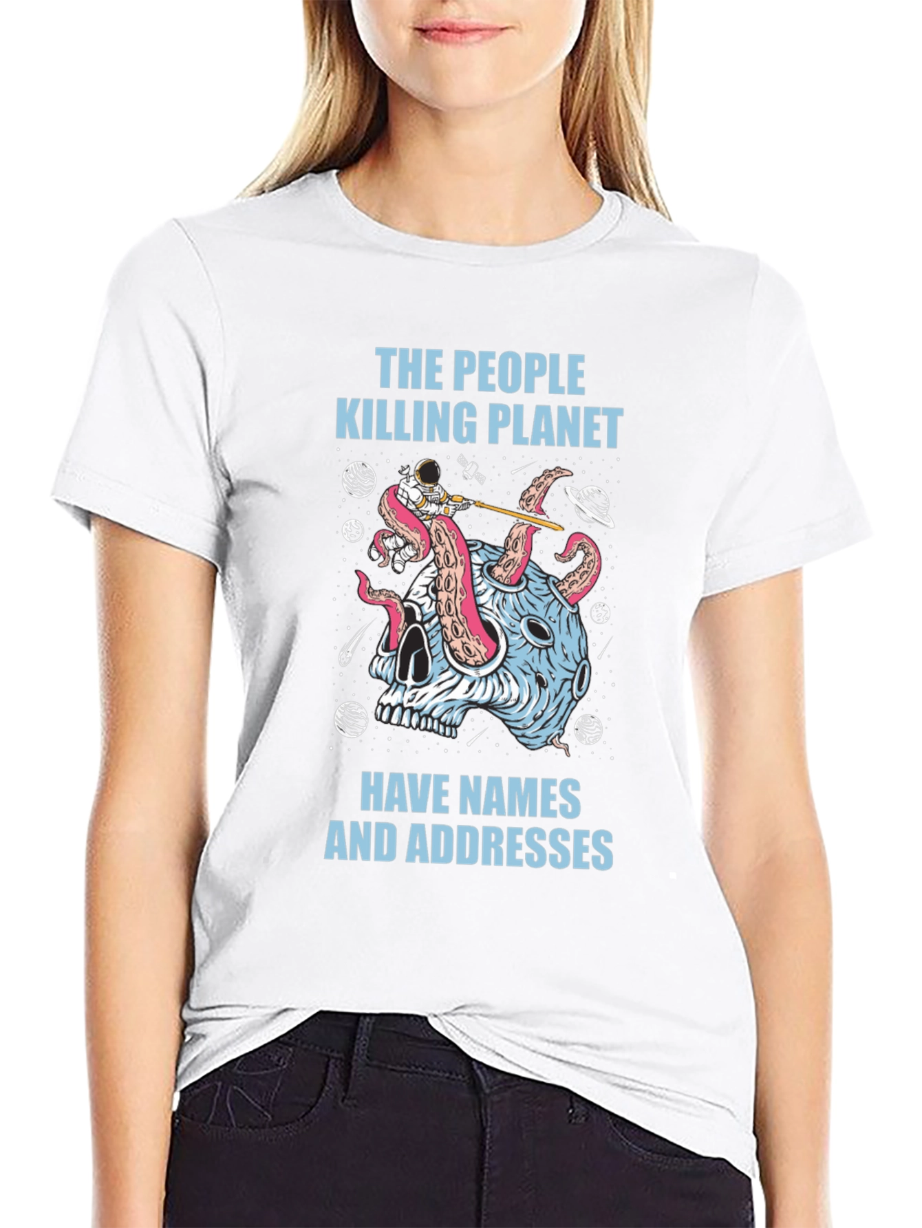 Planet Killer Graphic Tee - Earth Day Awareness