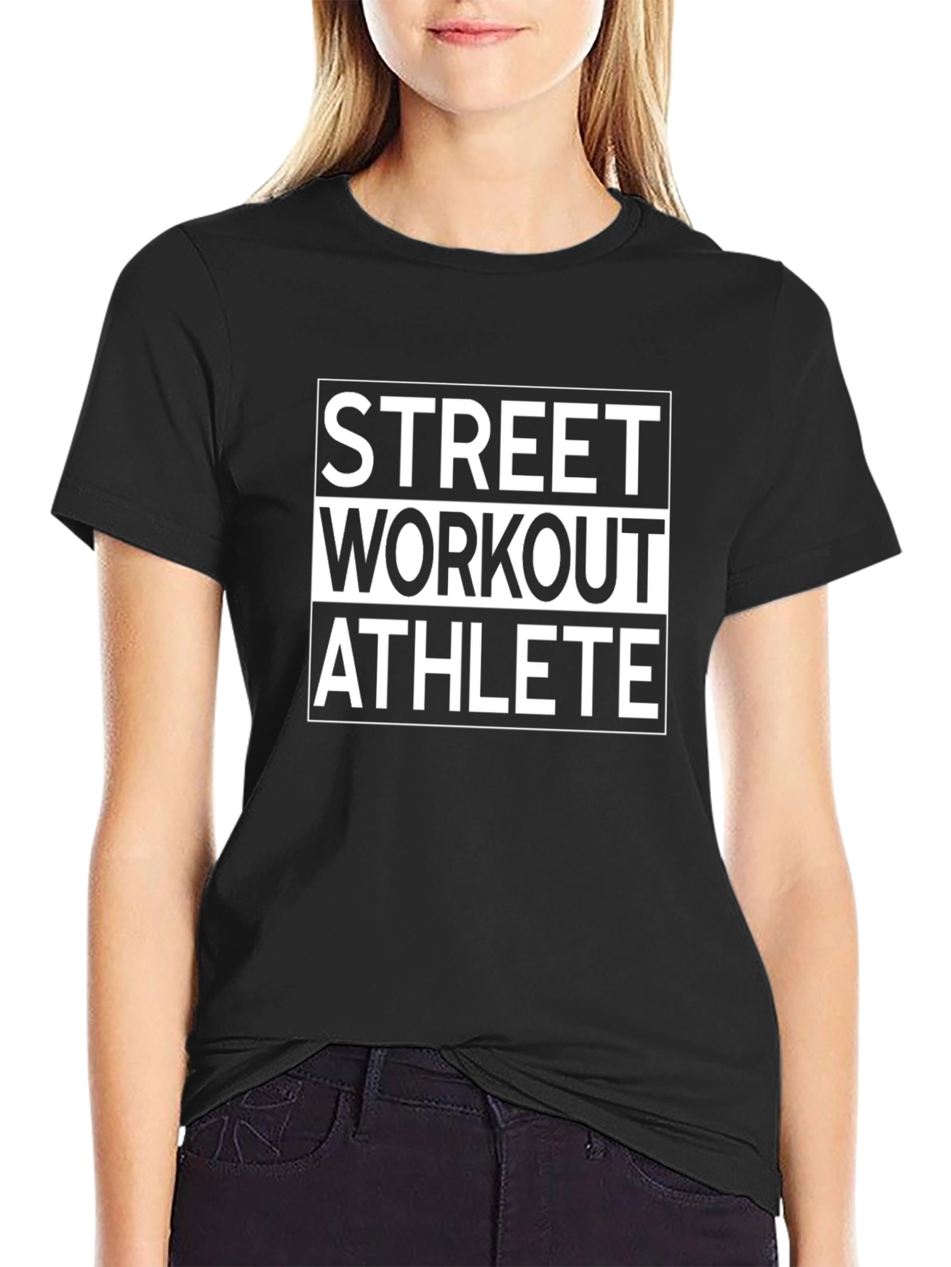 Street Workout Athlete T-Shirt - Black