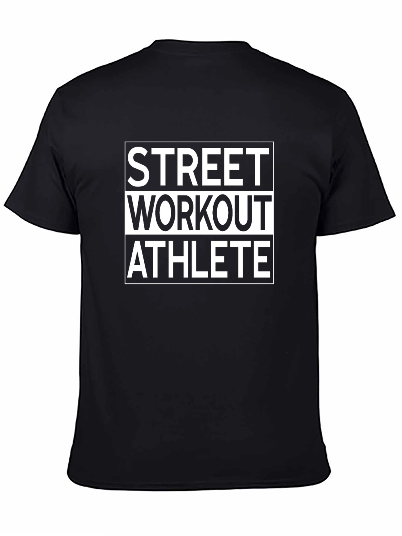 Street Workout Athlete T-Shirt - Black