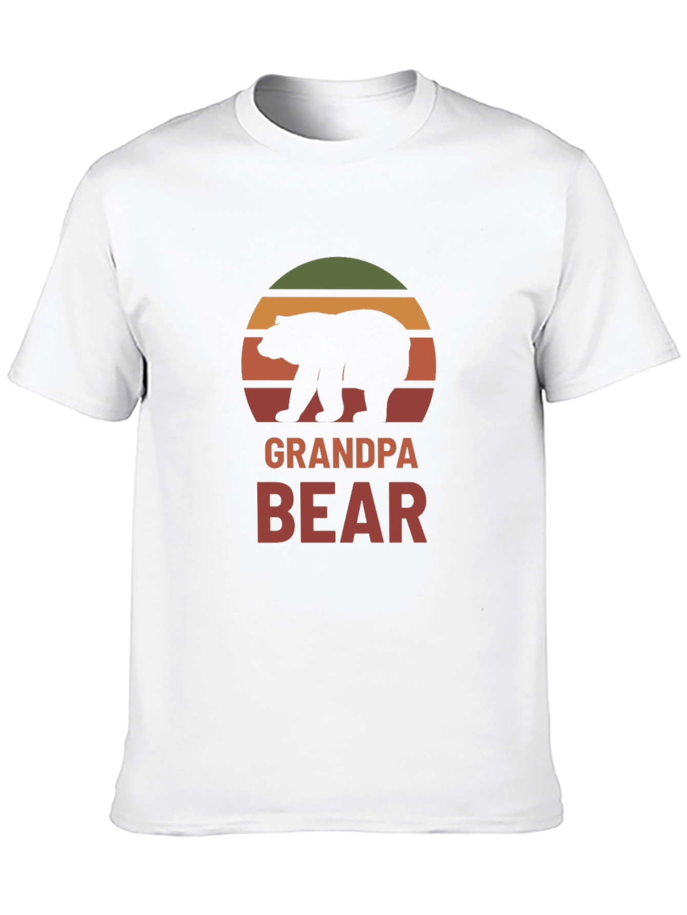 Grandpa Bear T-Shirt - Retro Style Dad Tee