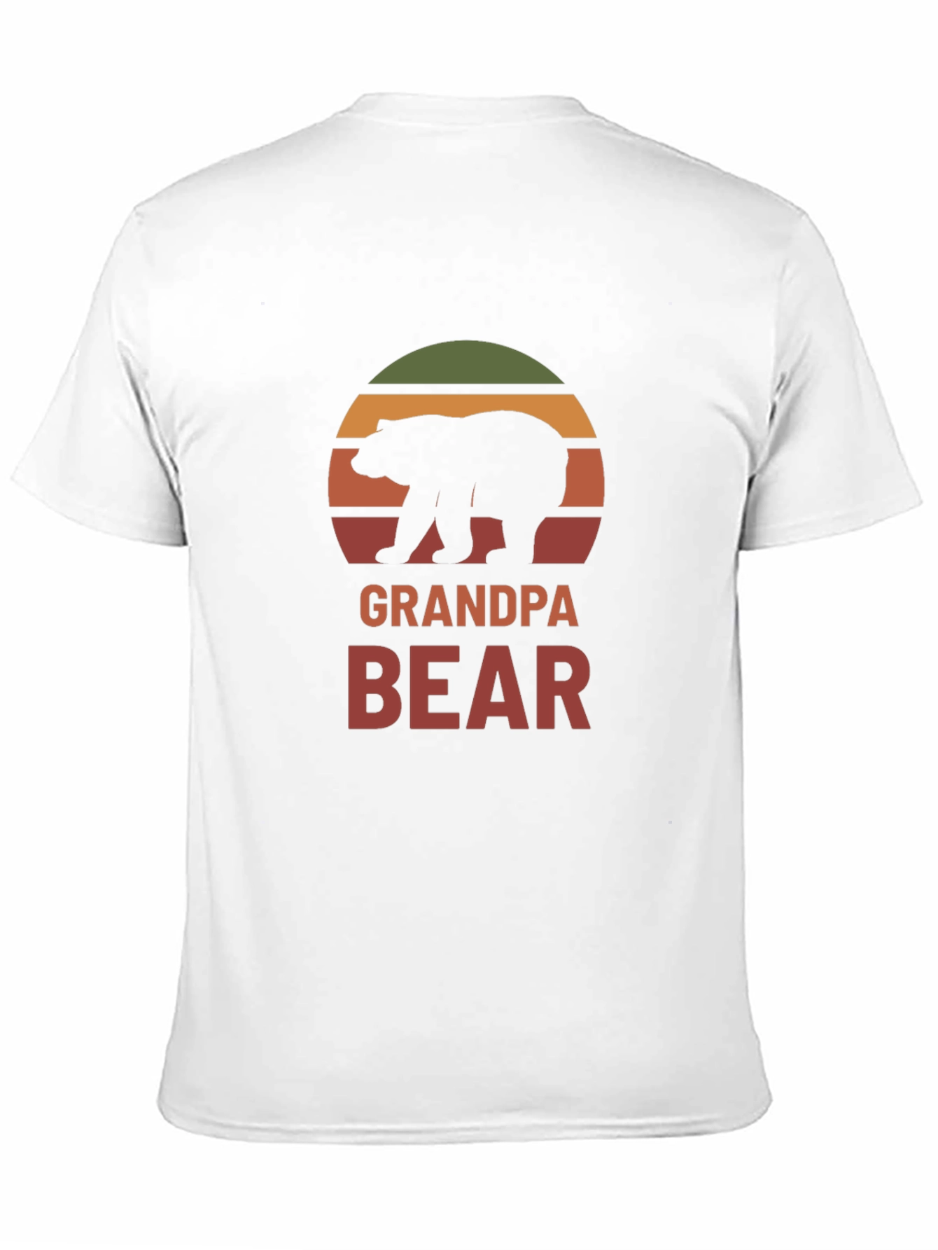 Grandpa Bear T-Shirt - Retro Style Dad Tee