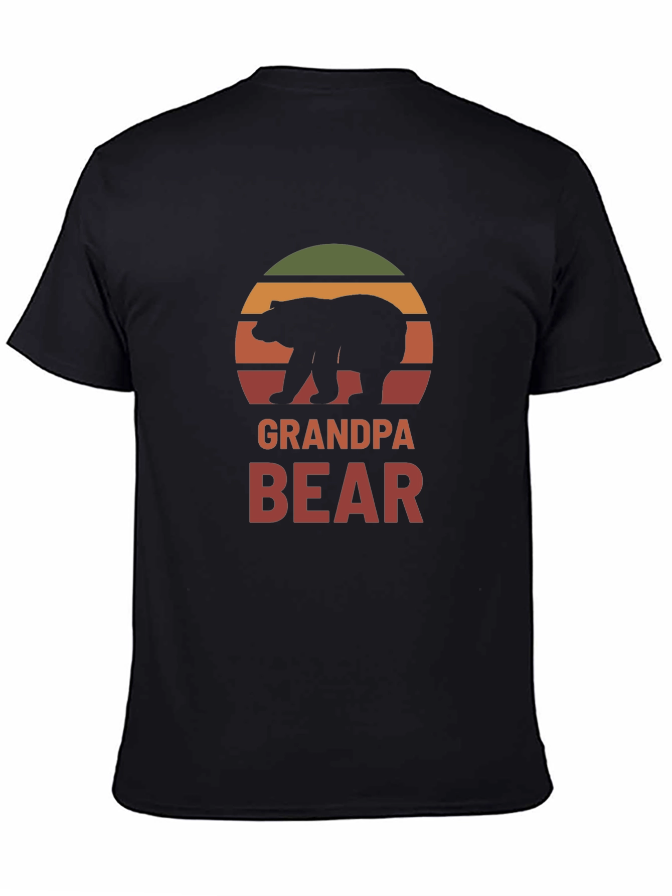 Grandpa Bear T-Shirt - Retro Style Dad Tee