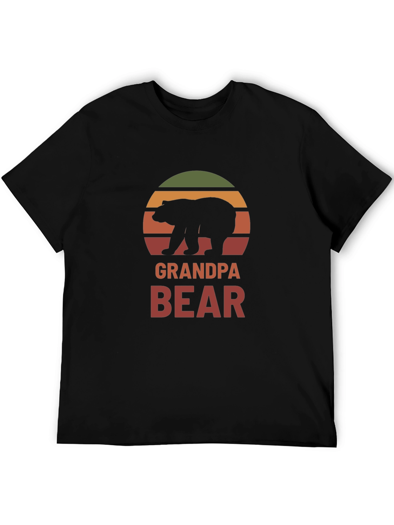 Grandpa Bear T-Shirt - Retro Style Dad Tee