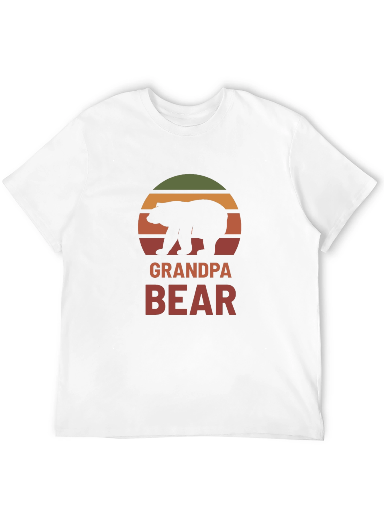 Grandpa Bear T-Shirt - Retro Style Dad Tee