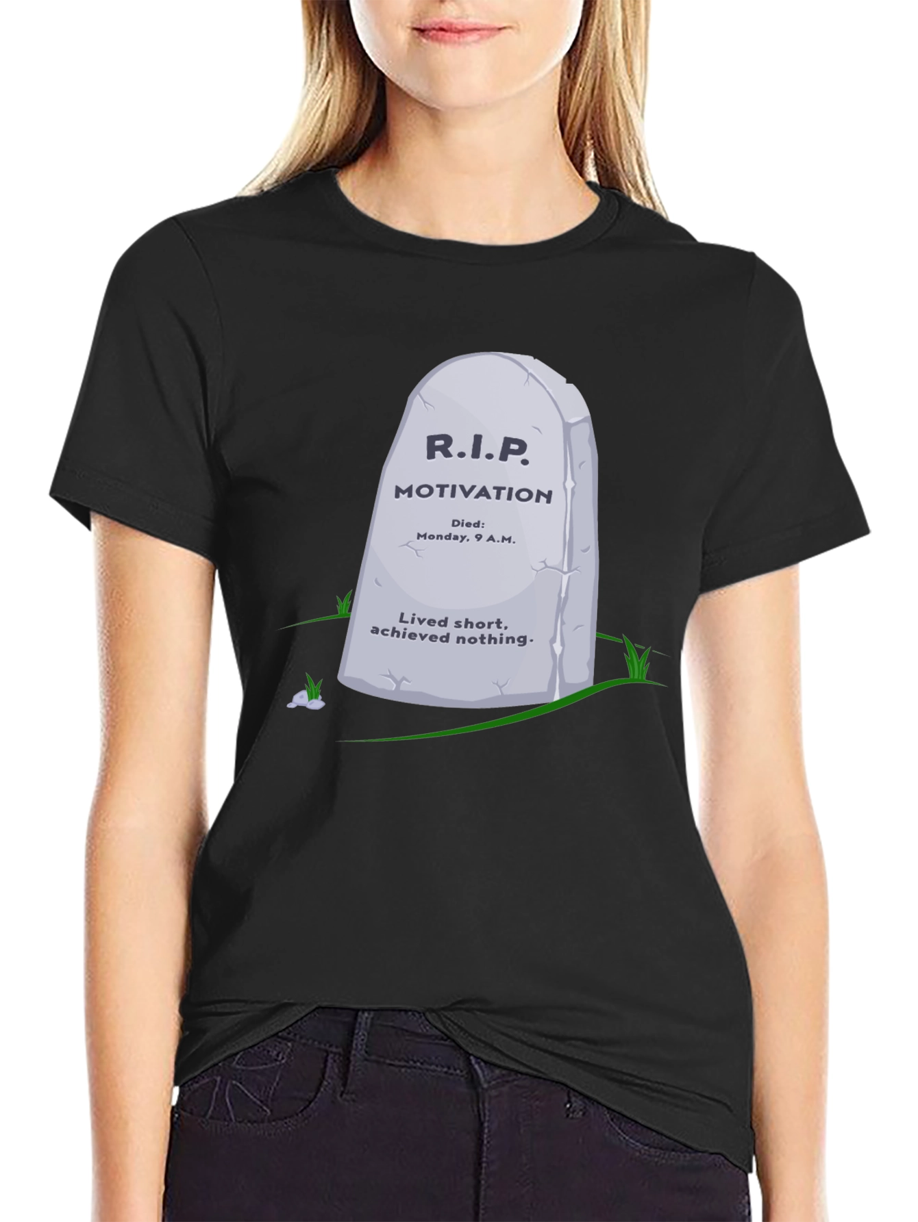 R.I.P. Motivation Graphic T-Shirt - Funny Sarcastic Tee