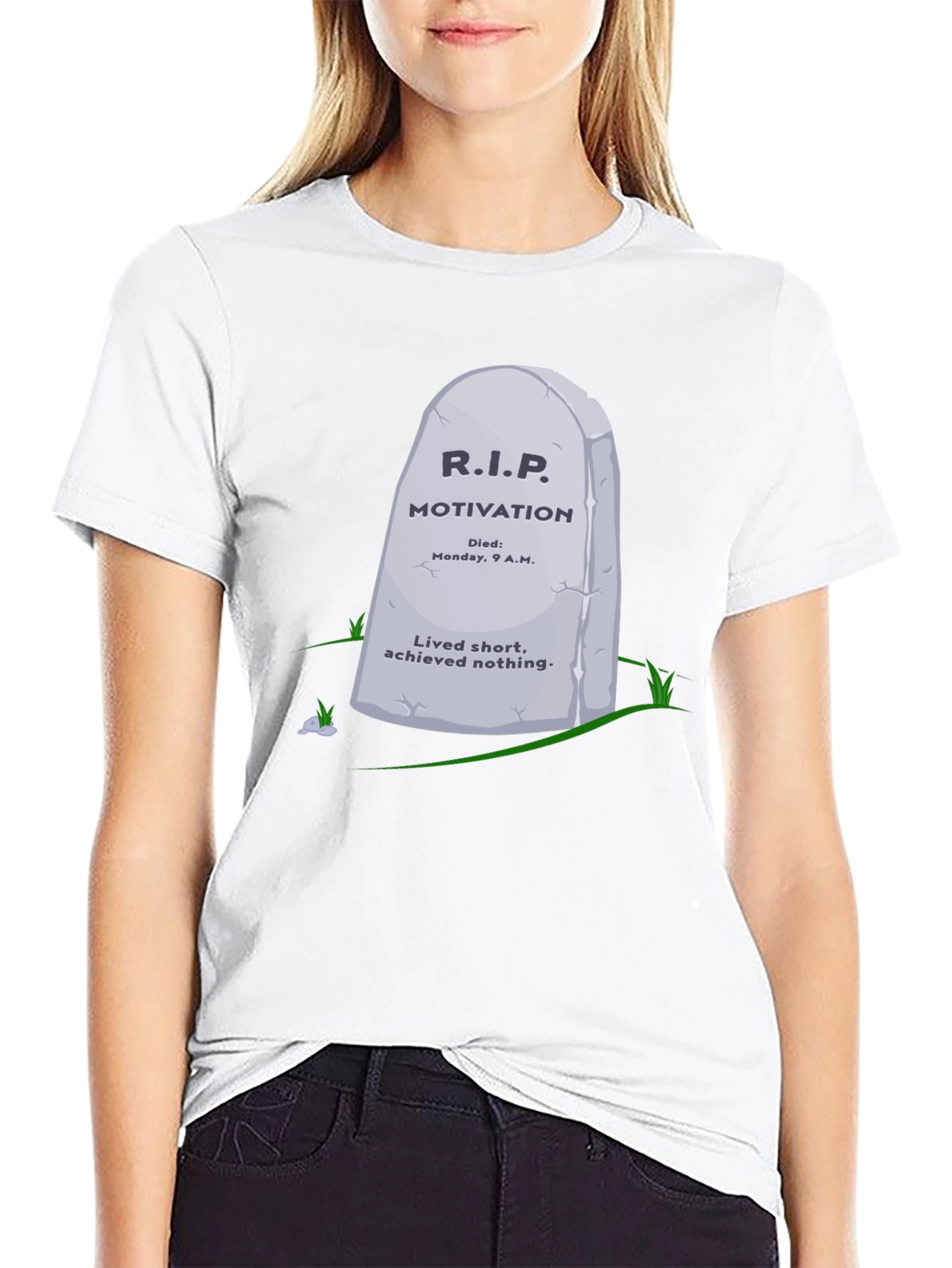 R.I.P. Motivation Graphic T-Shirt - Funny Sarcastic Tee