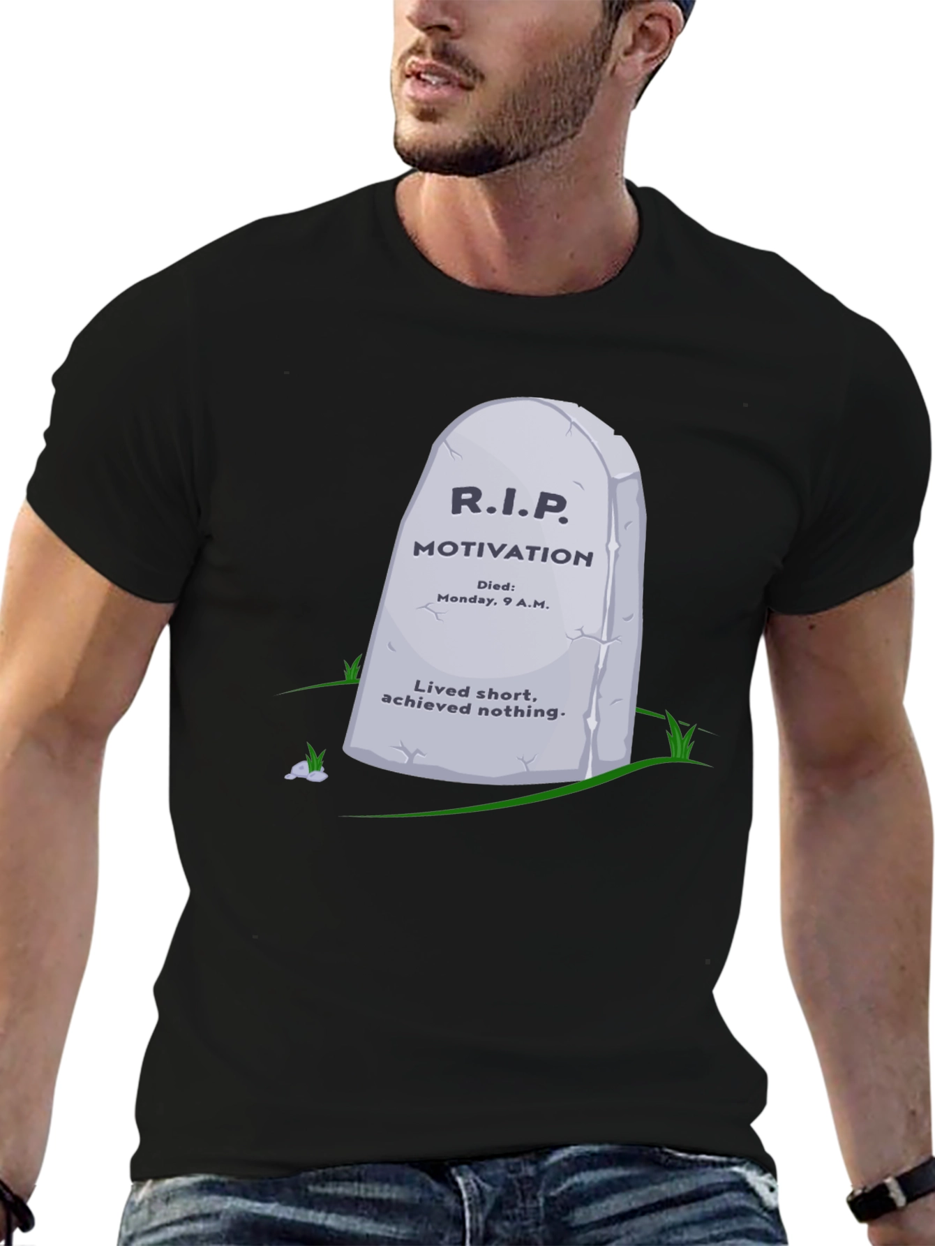R.I.P. Motivation Graphic T-Shirt - Funny Sarcastic Tee