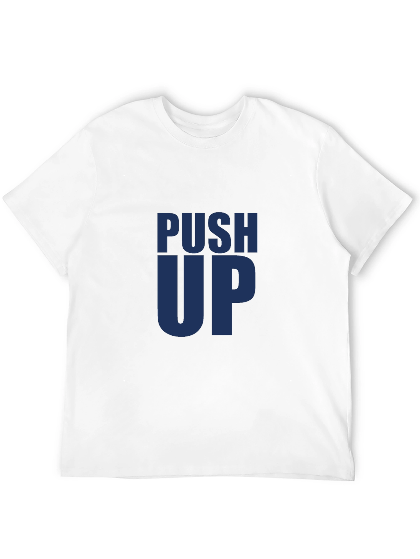 Push Up Graphic Tee - Mens Black T-Shirt