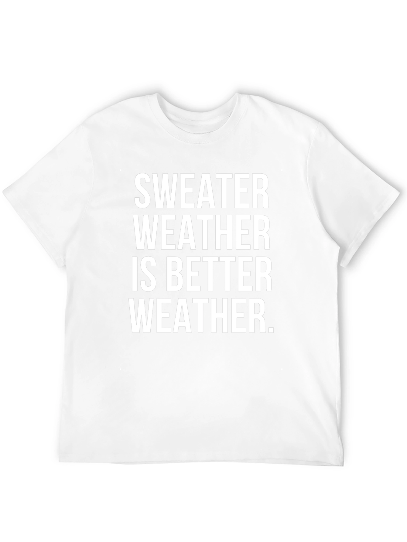 Sweater Weather Graphic Tee - Cozy Season Apparel