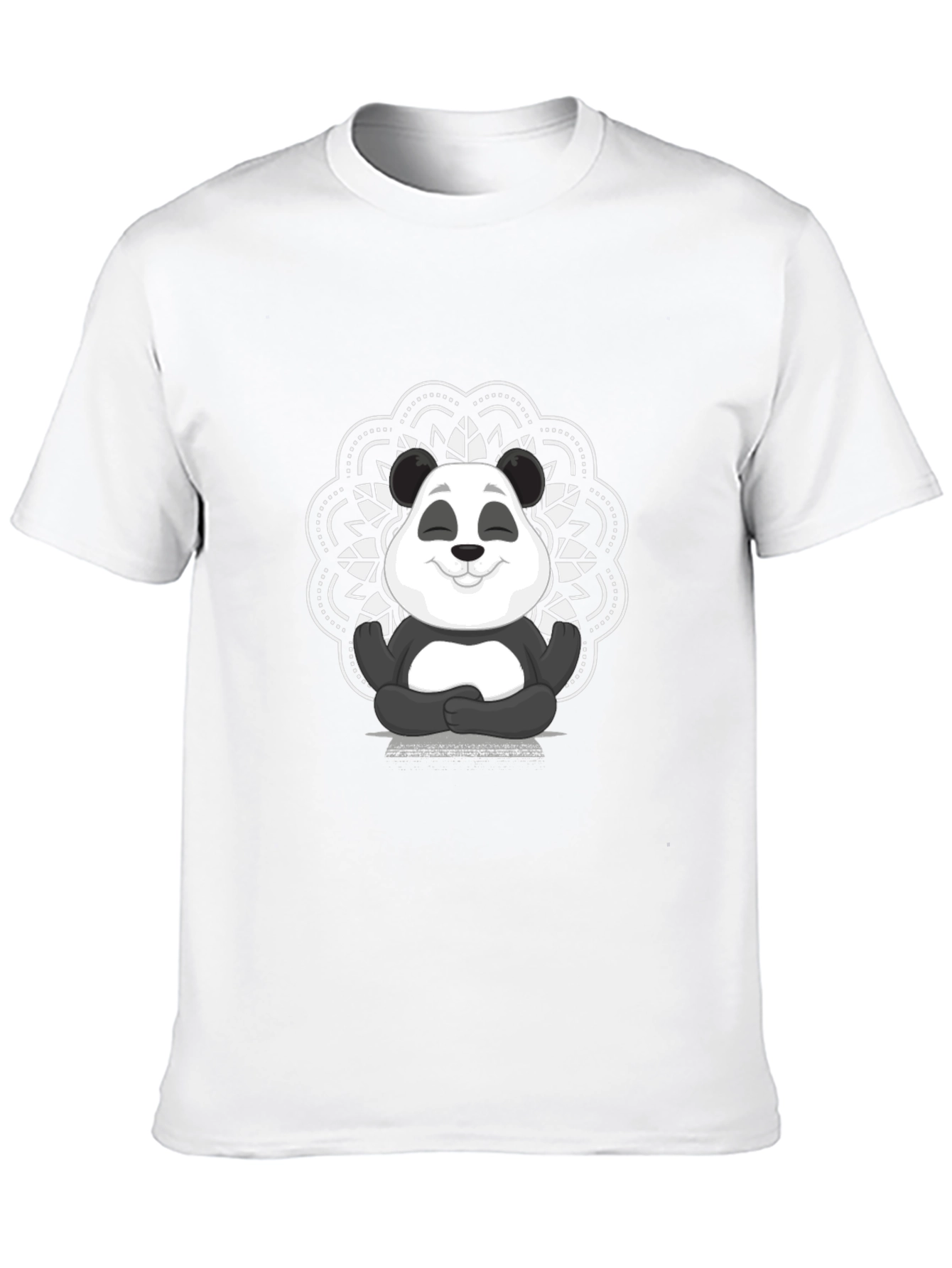 Zen Panda Graphic Tee - Mens Black T-Shirt