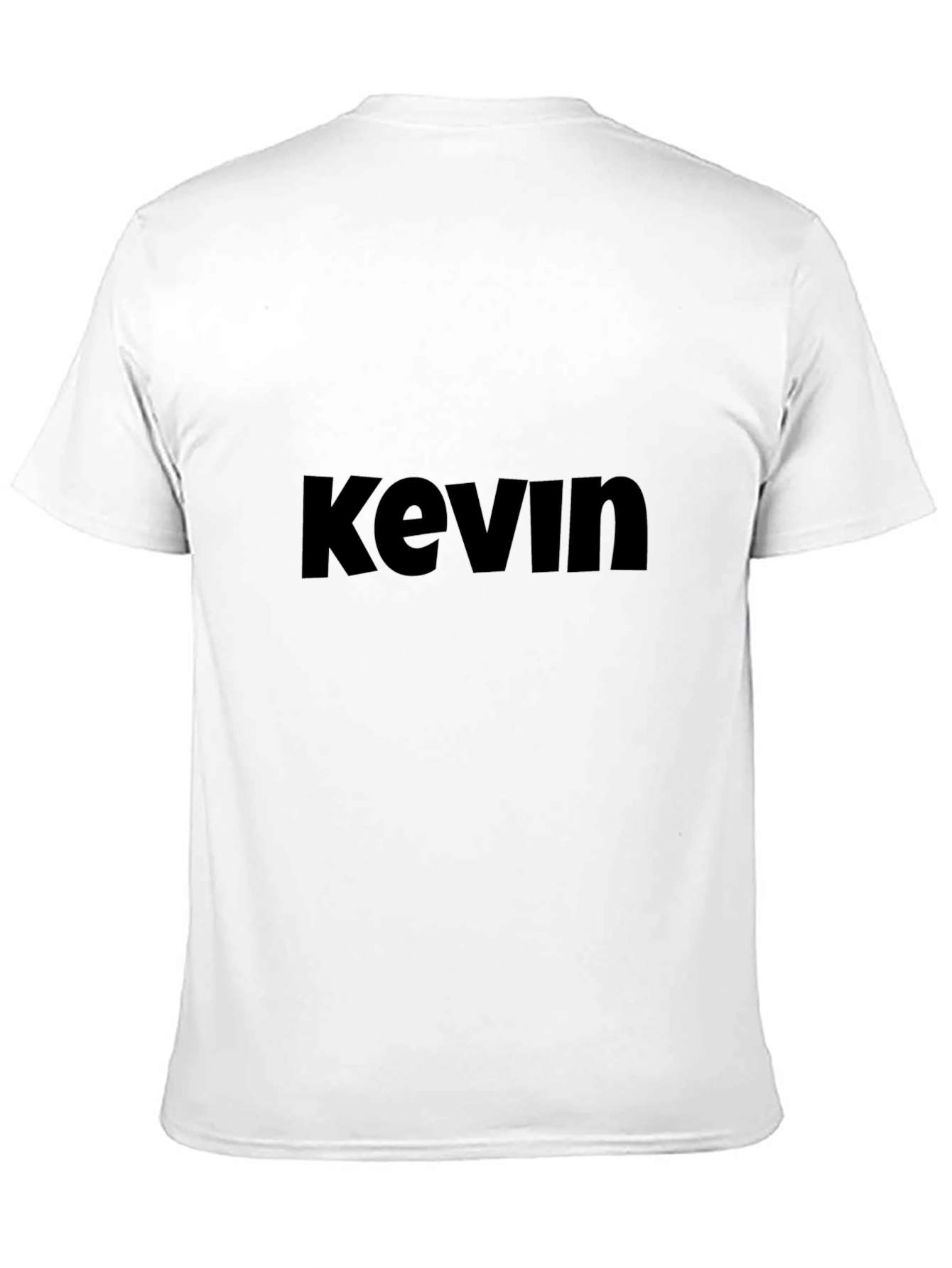 Mens Black Kevin Graphic Tee - Casual Style